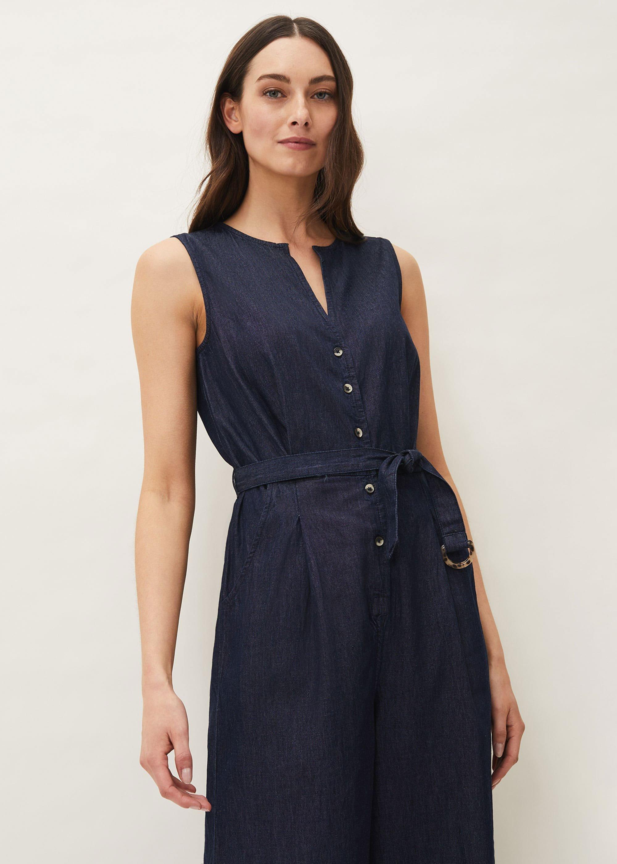 Arthura Denim Look Jumpsuit