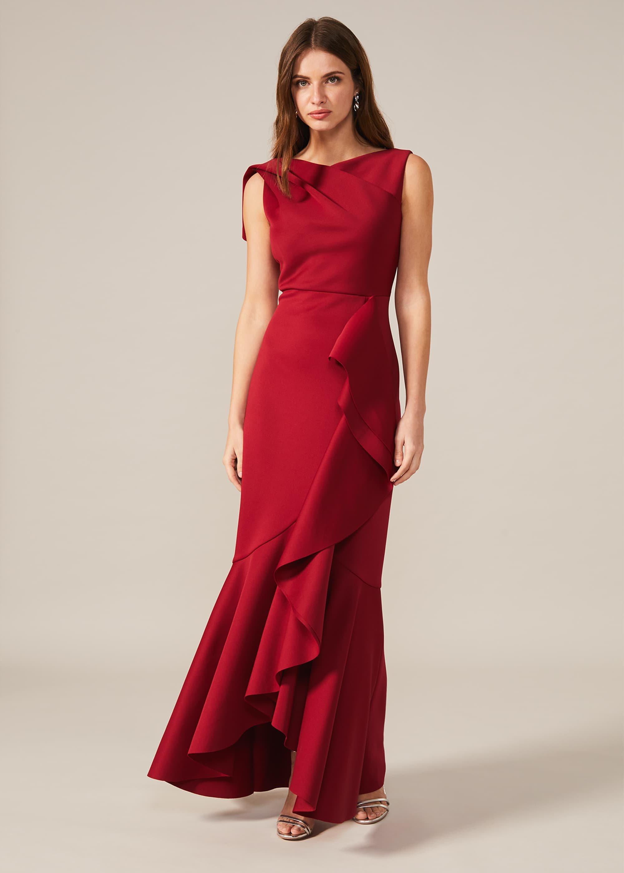 Devita Frill Scuba Dress