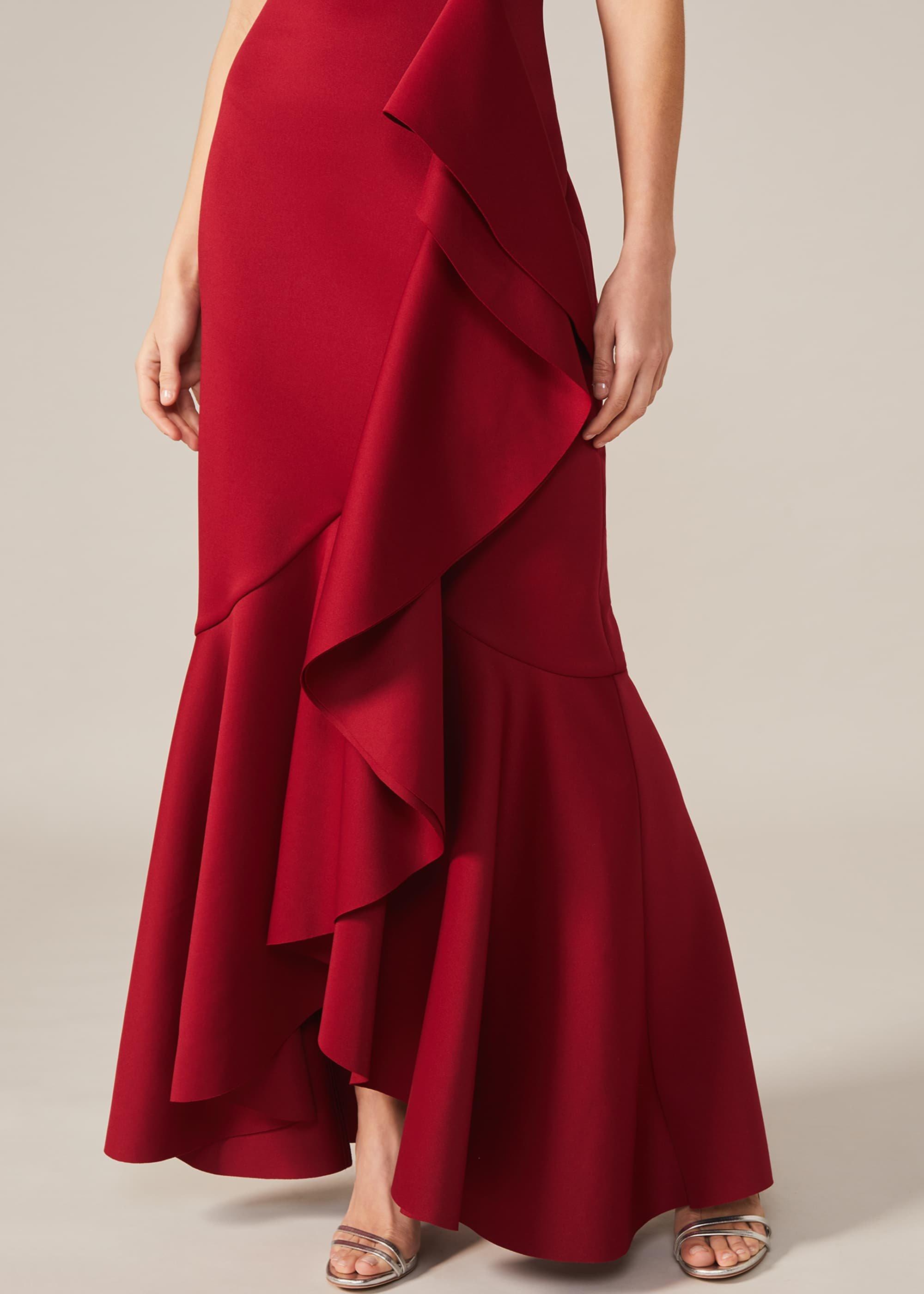 Devita Frill Scuba Dress