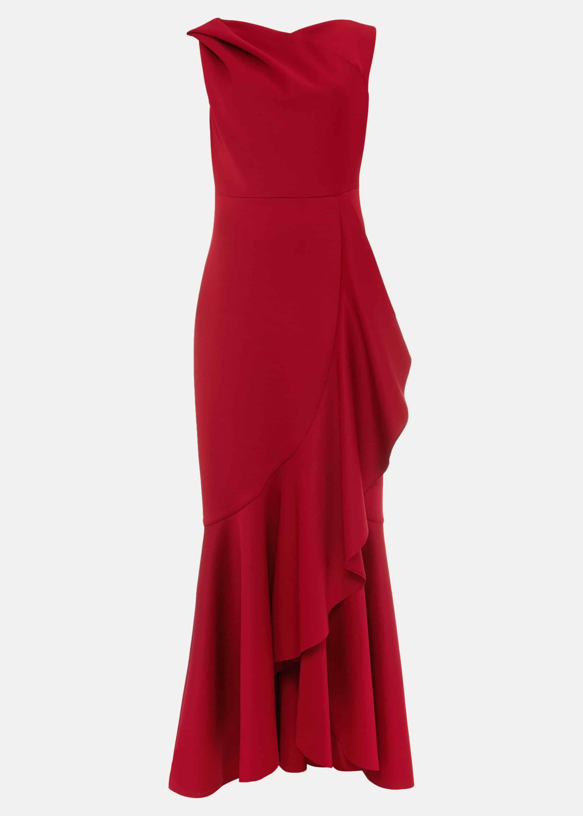 Devita Frill Scuba Dress