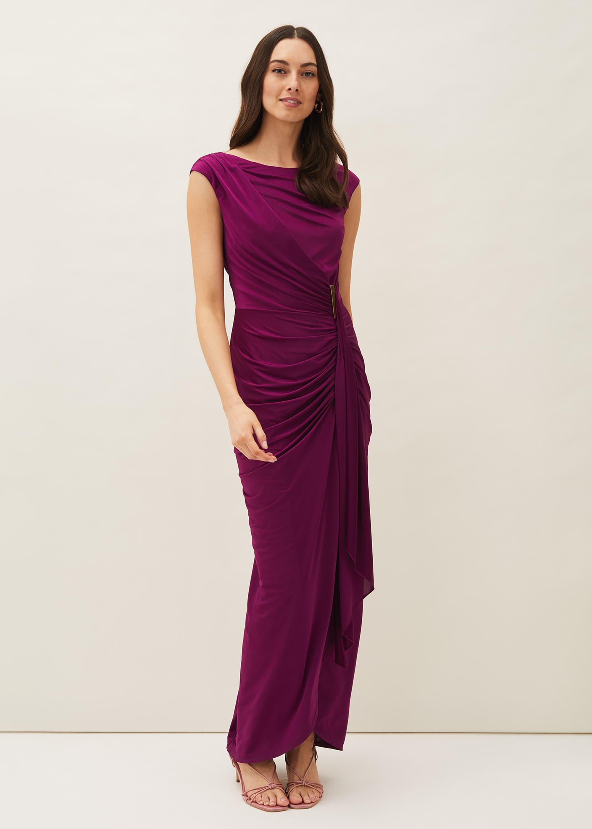 Donna Ruched Maxi Dress