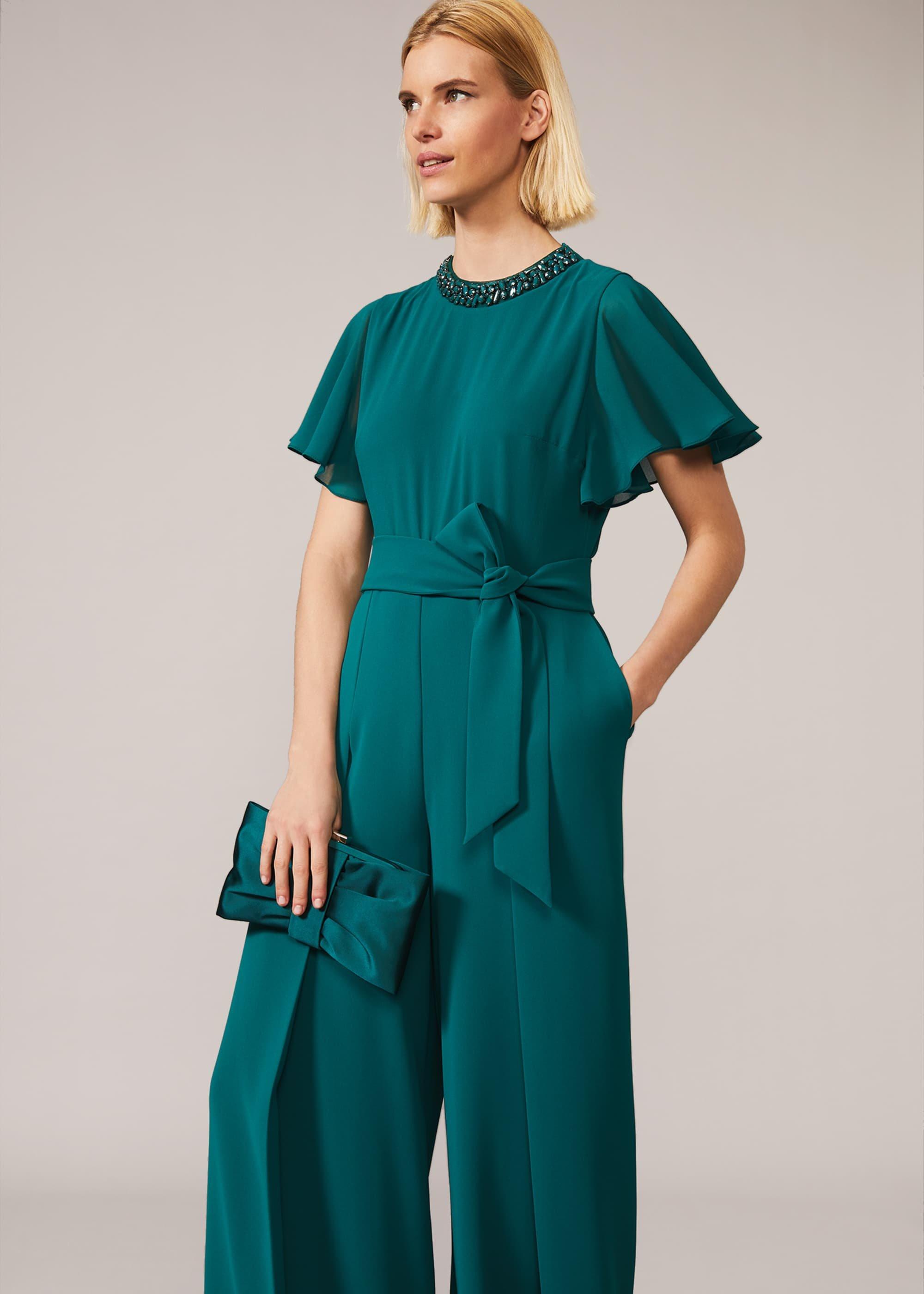 Danielle Embellished Wide Leg Jumpsuit