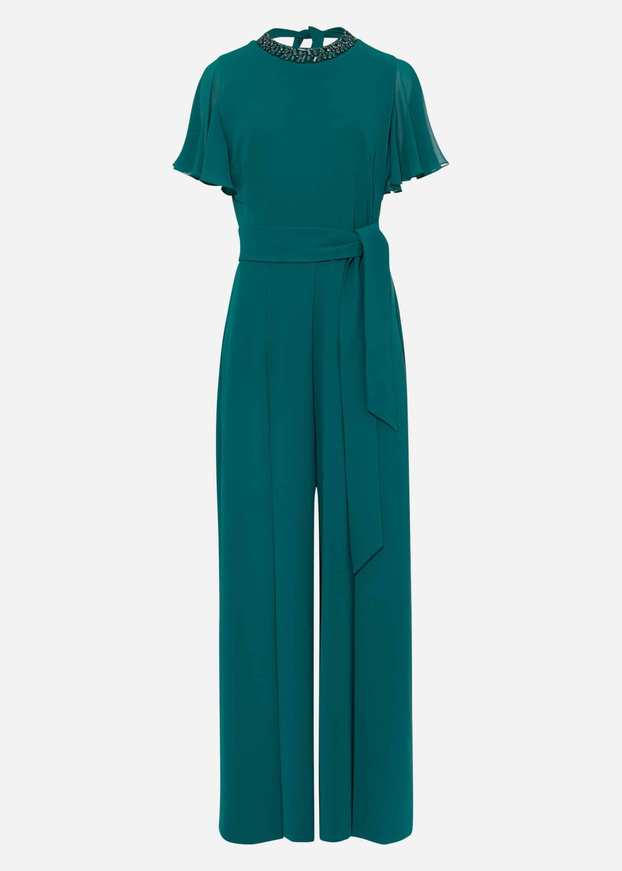 Danielle Embellished Wide Leg Jumpsuit