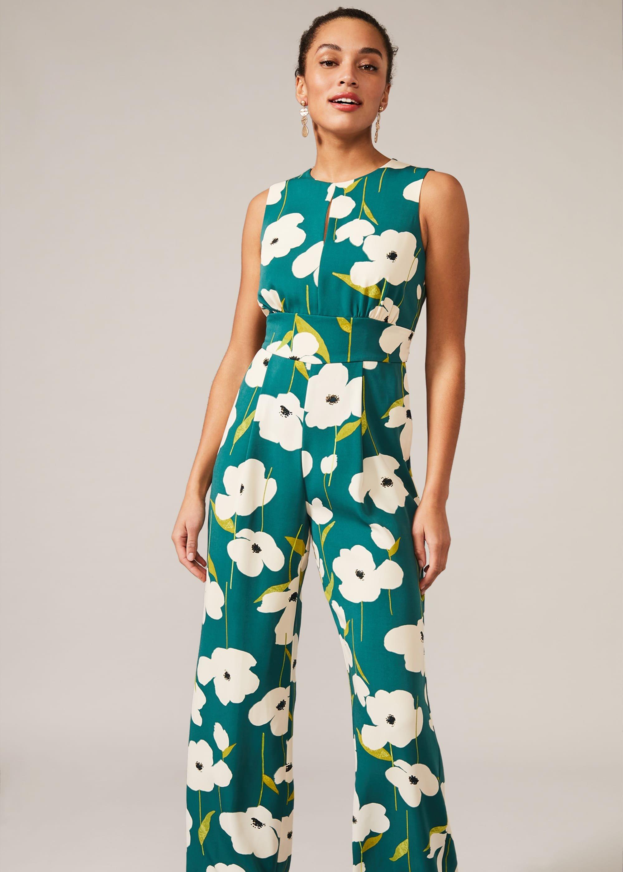 Lou-Poppy Floral Jumpsuit