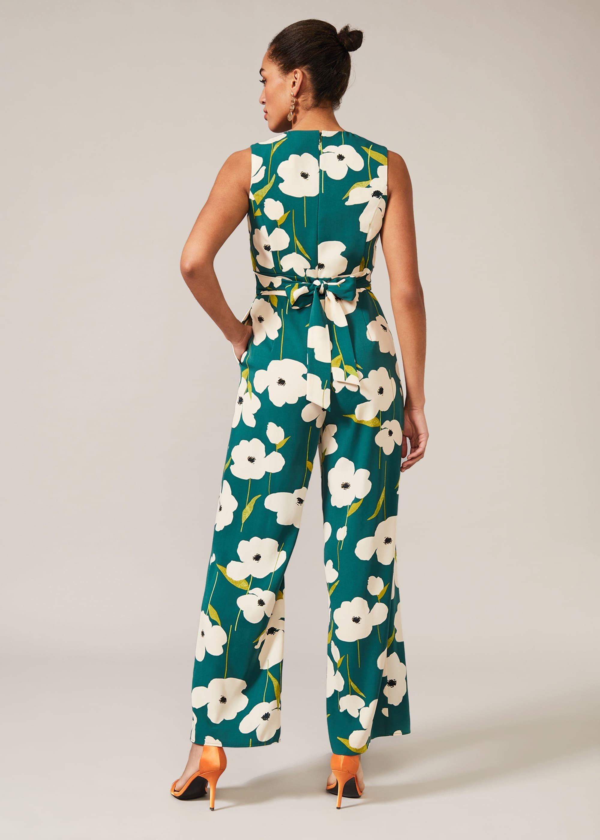 Lou-Poppy Floral Jumpsuit