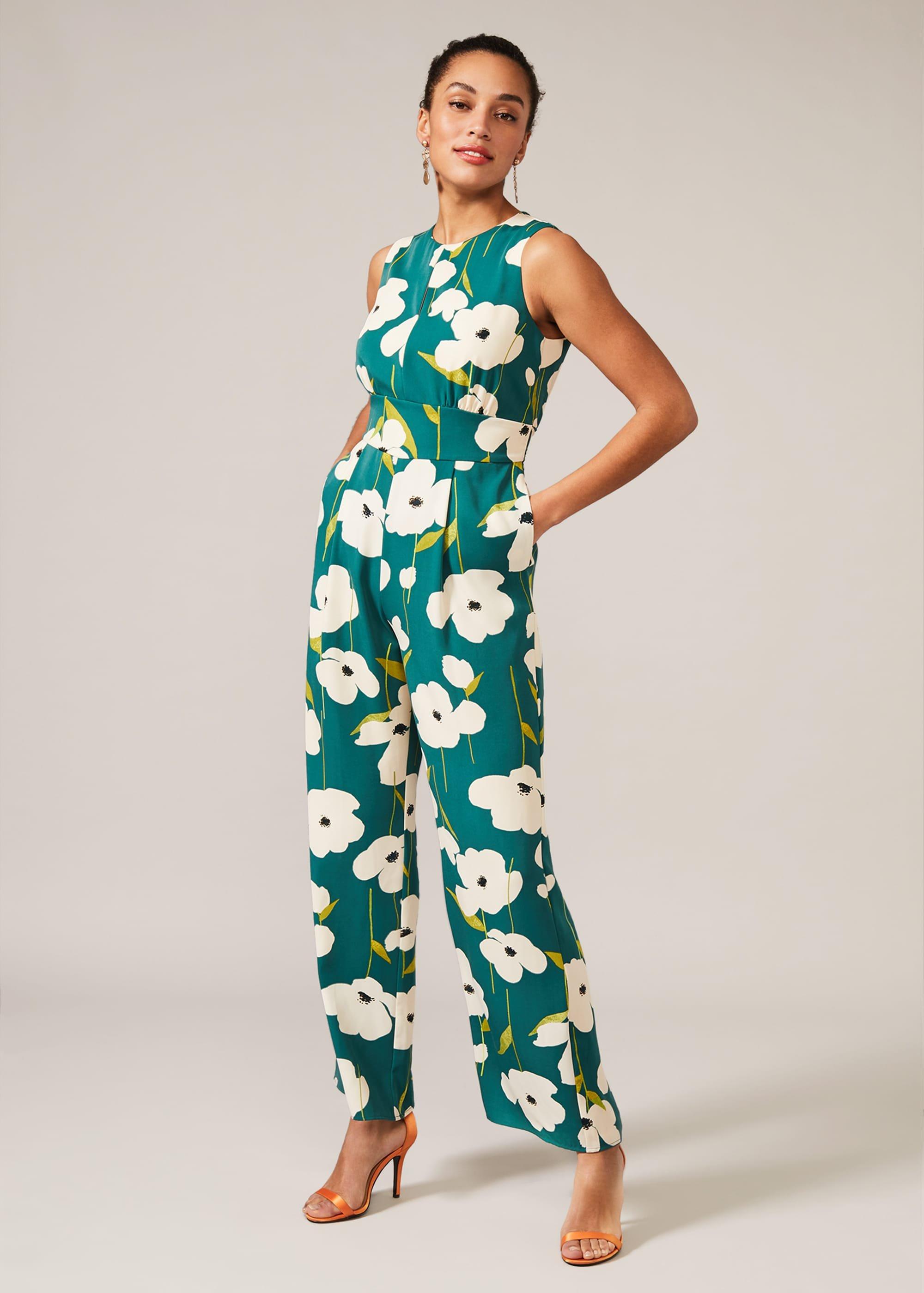 Lou-Poppy Floral Jumpsuit