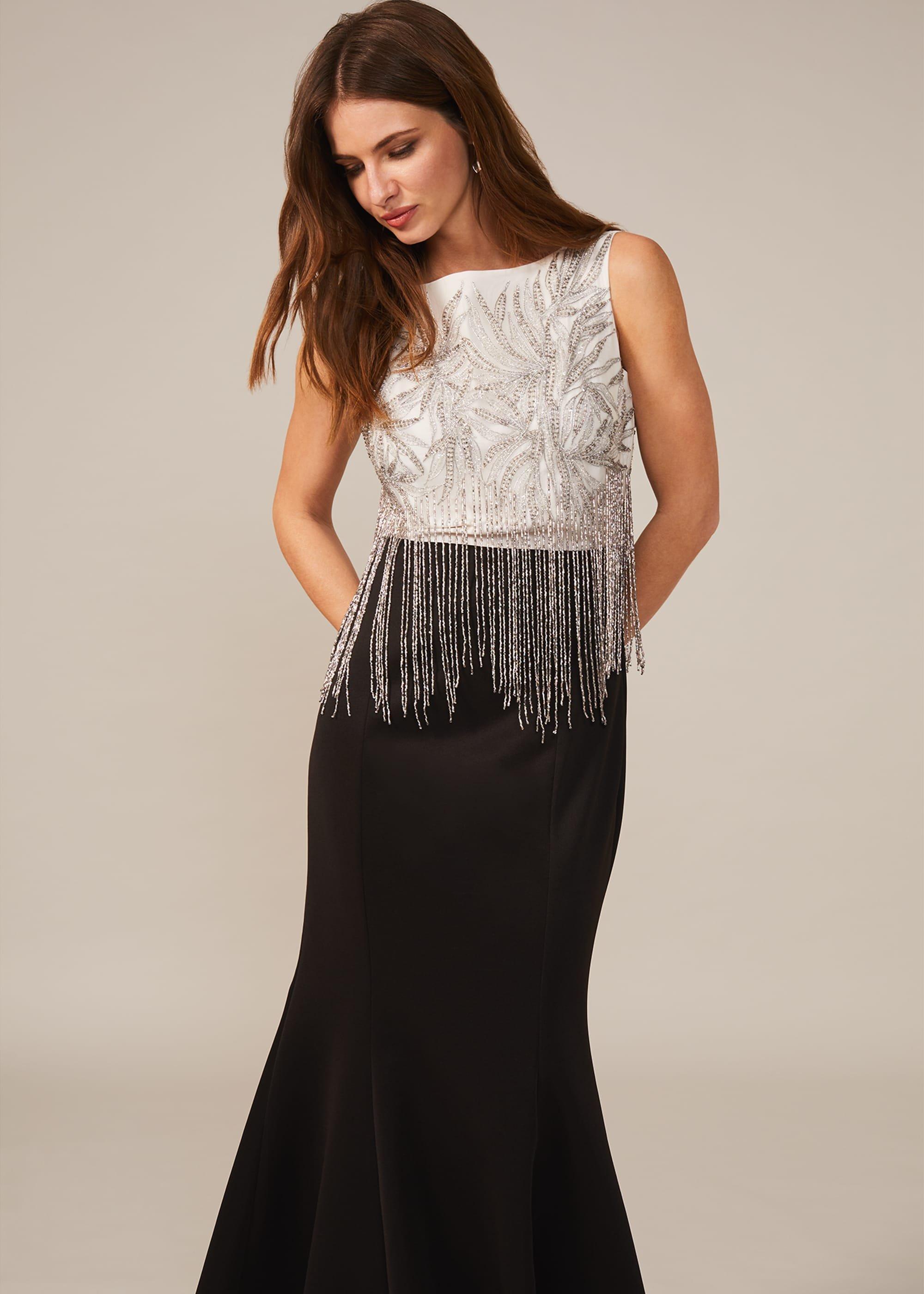 Esme Beaded Fringe Dress