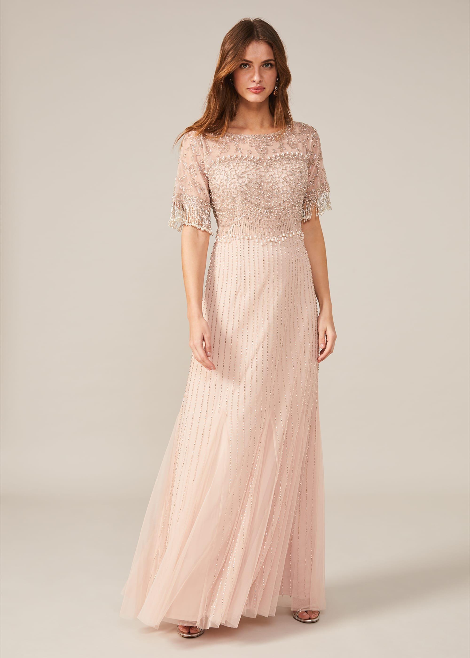 Leonie Pearl Fringe Dress