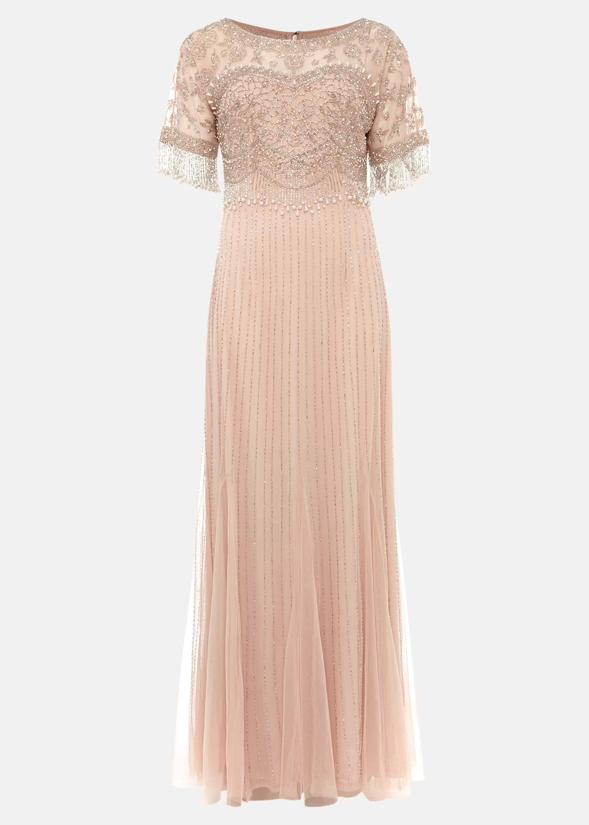 Leonie Pearl Fringe Dress