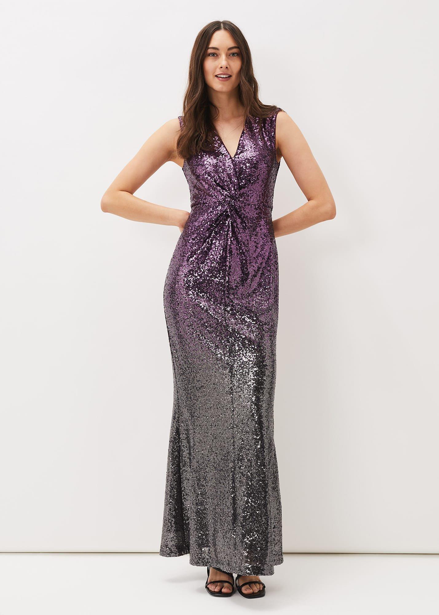 Keiley Sequin Maxi Dress
