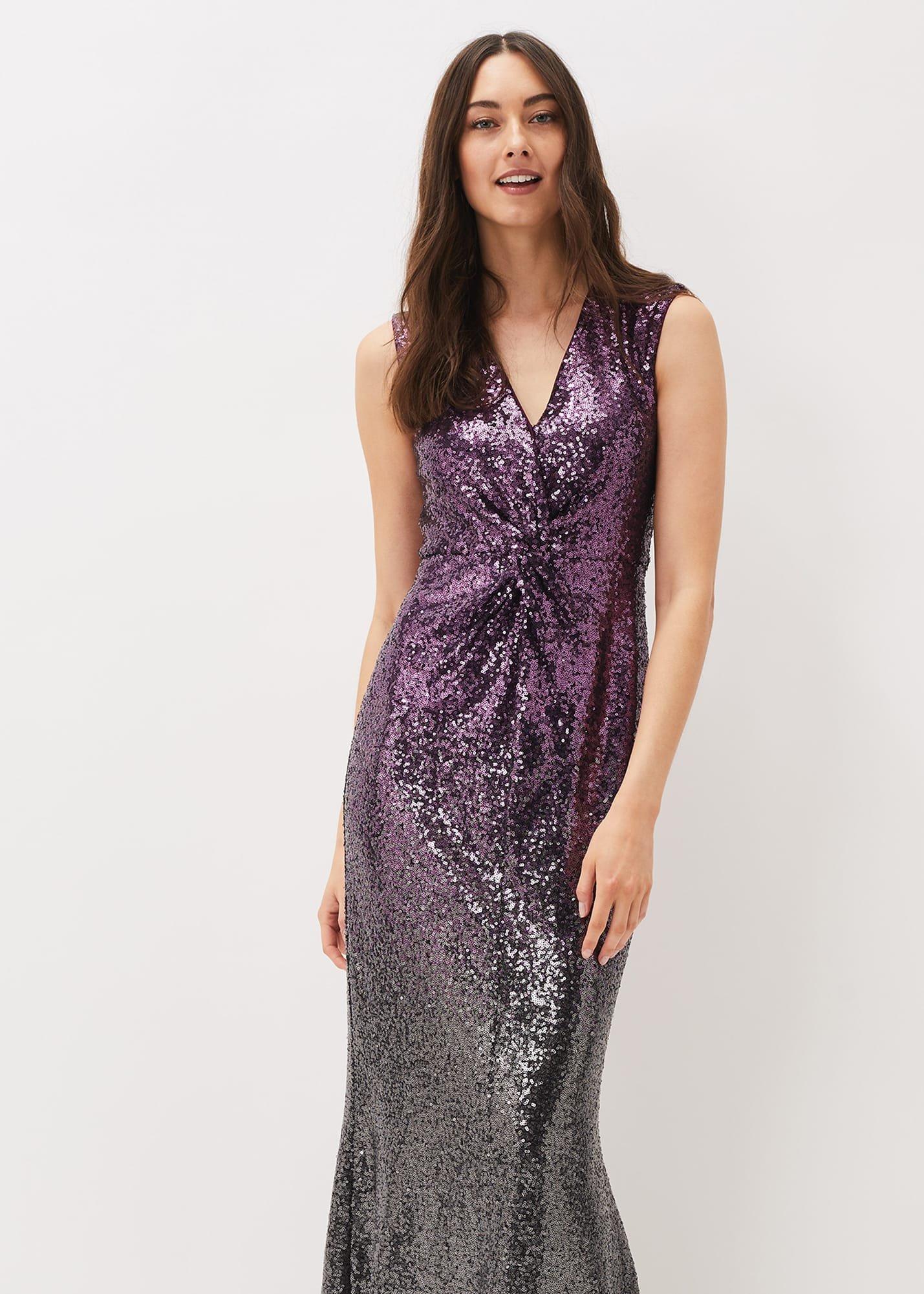 Keiley Sequin Maxi Dress