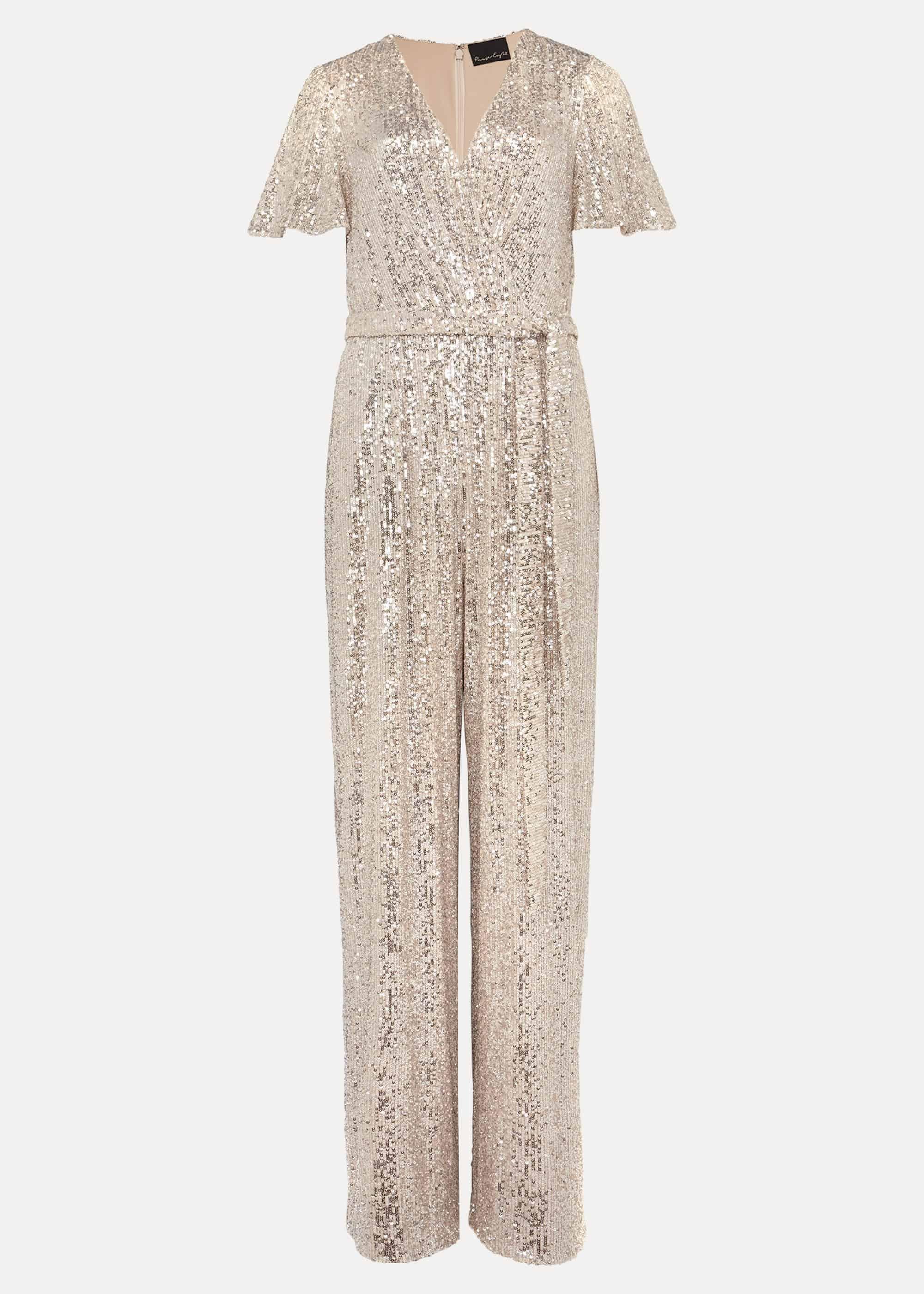 Alessandra Sequin Embellished Jumpsuit