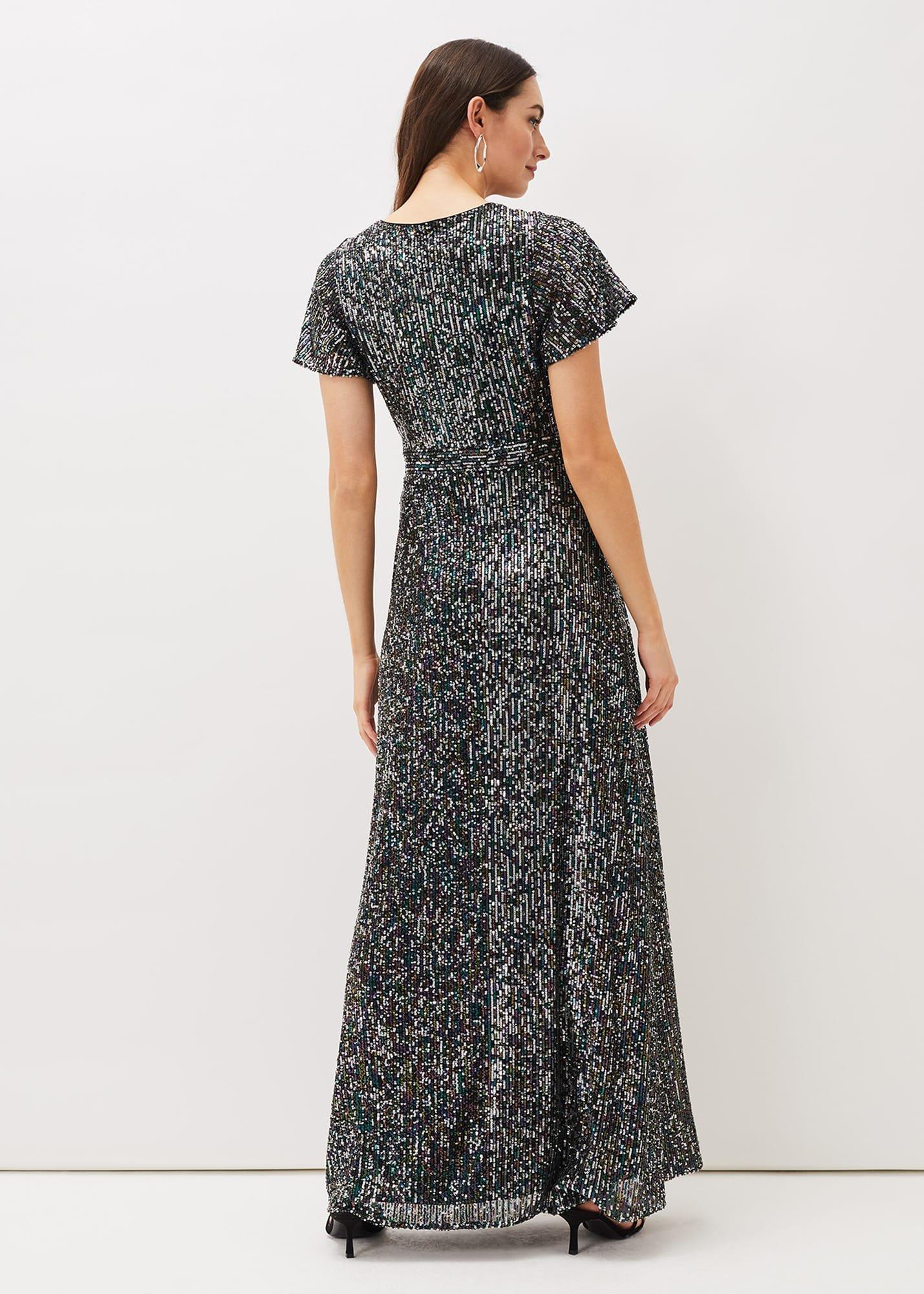 Amily Sequin Maxi Dress