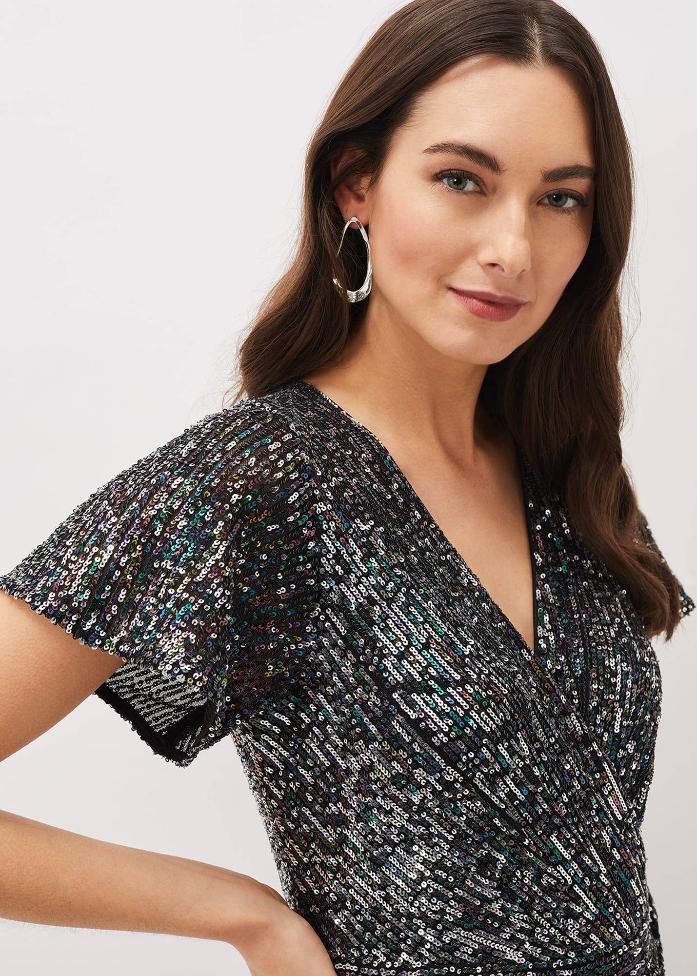 Amily Sequin Maxi Dress