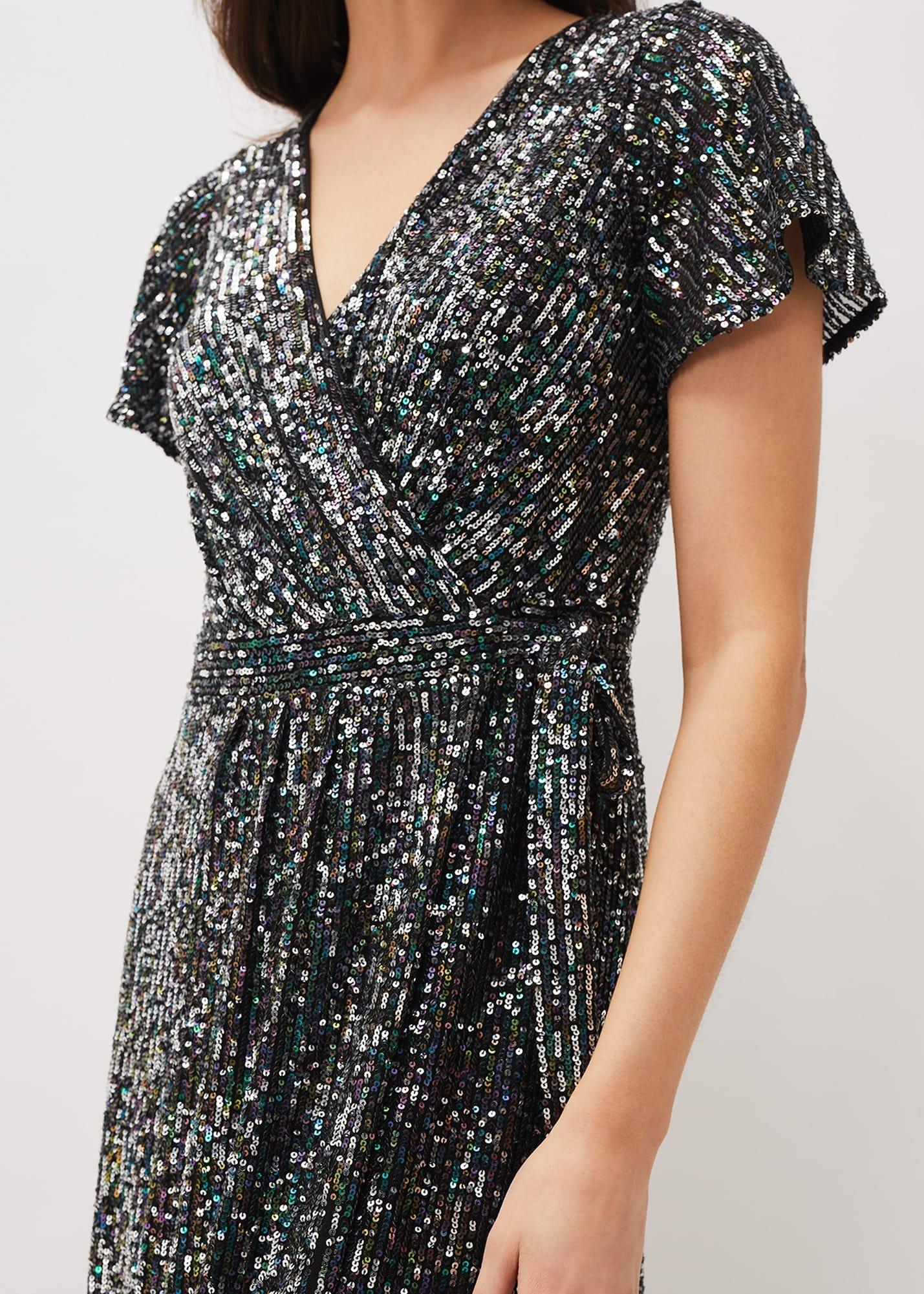 Amily Sequin Maxi Dress