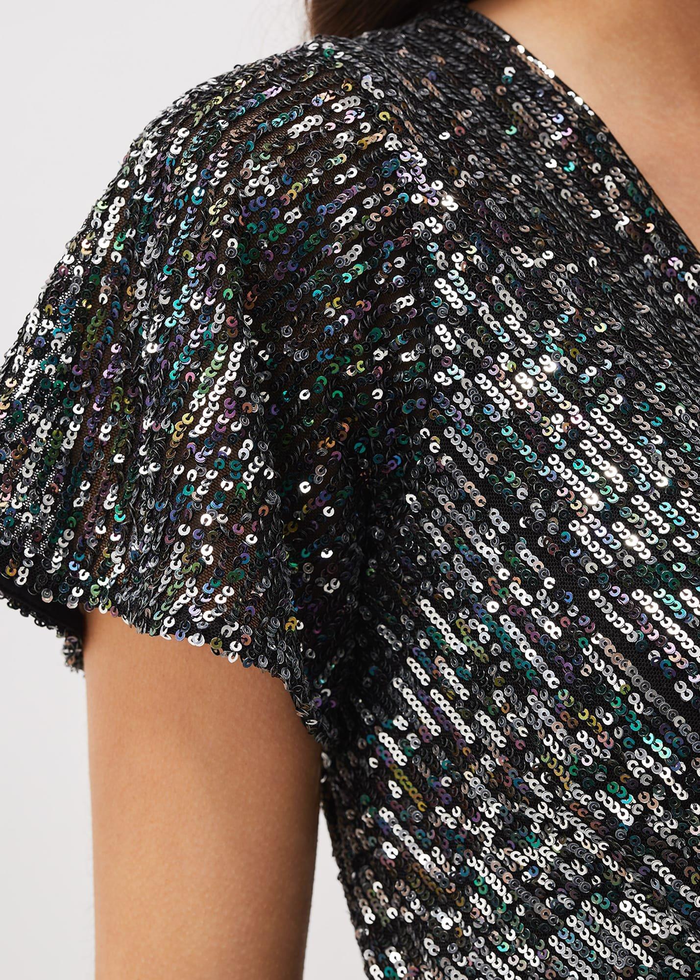 Amily Sequin Maxi Dress