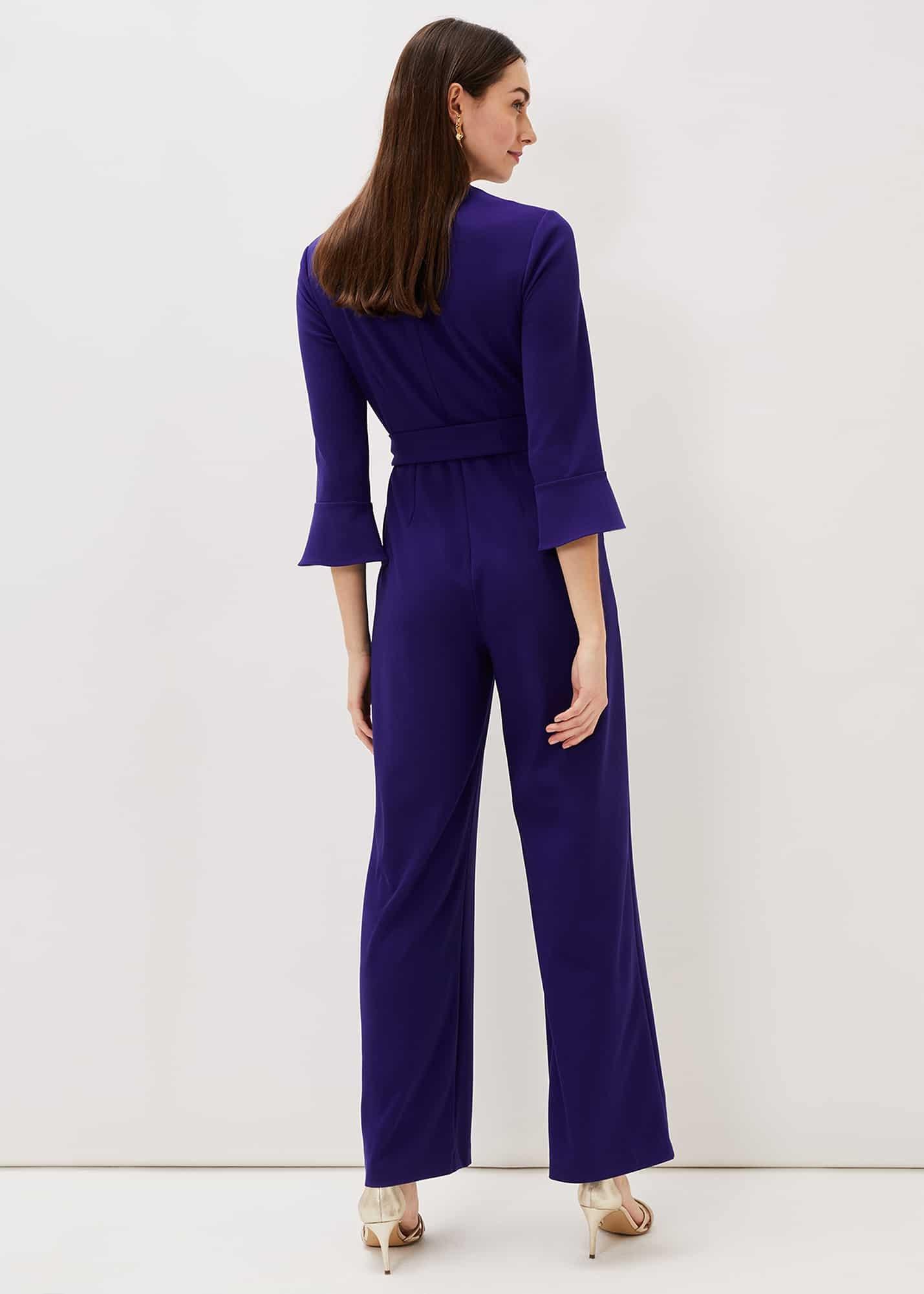 Eydie Fluted Sleeve Jumpsuit