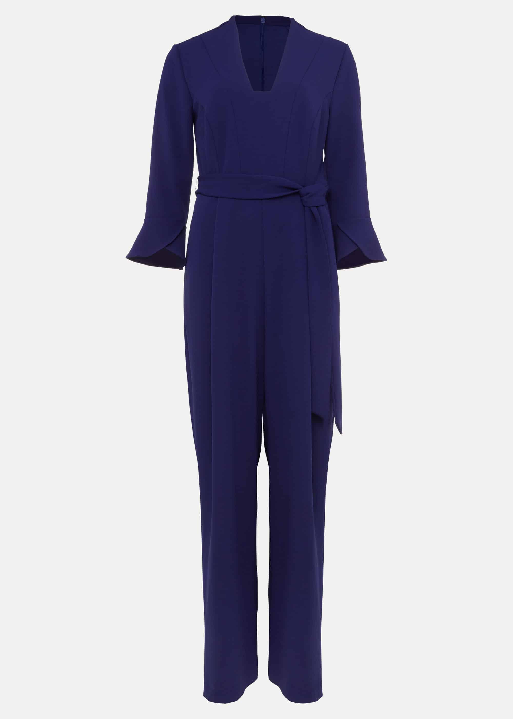 Eydie Fluted Sleeve Jumpsuit
