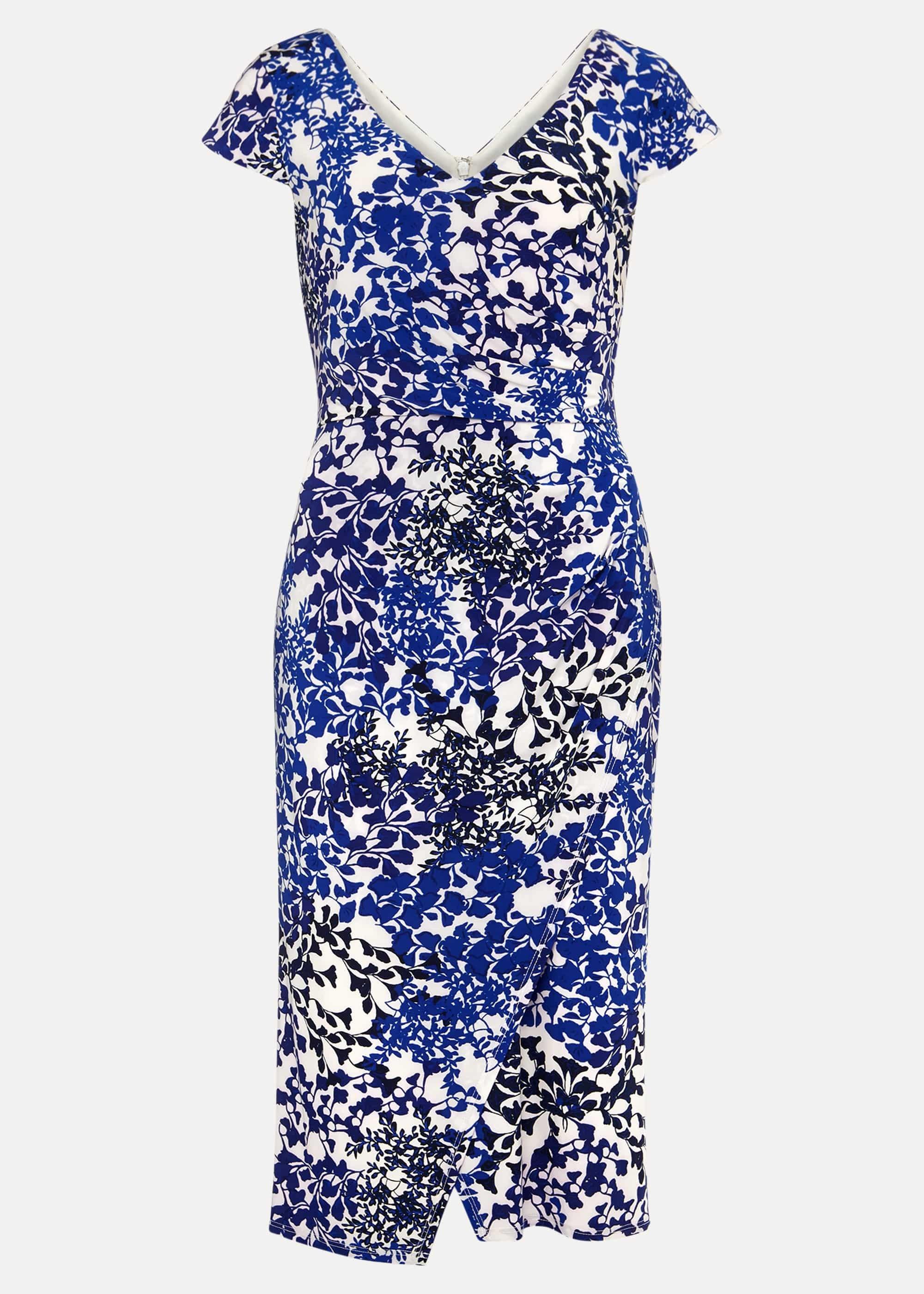 Arielle Contrast Print Jersey Dress