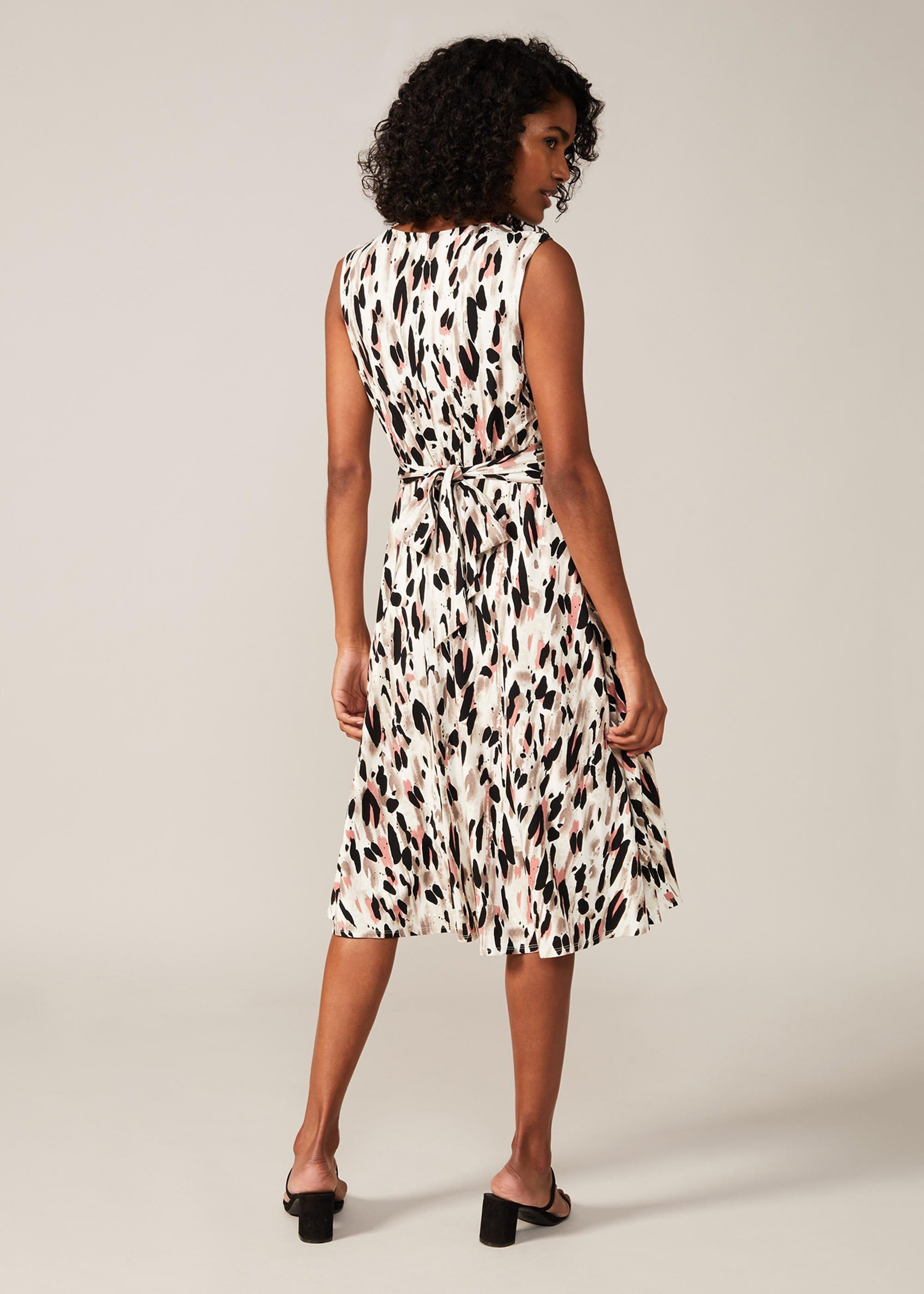 Layla Abstract Print Dress
