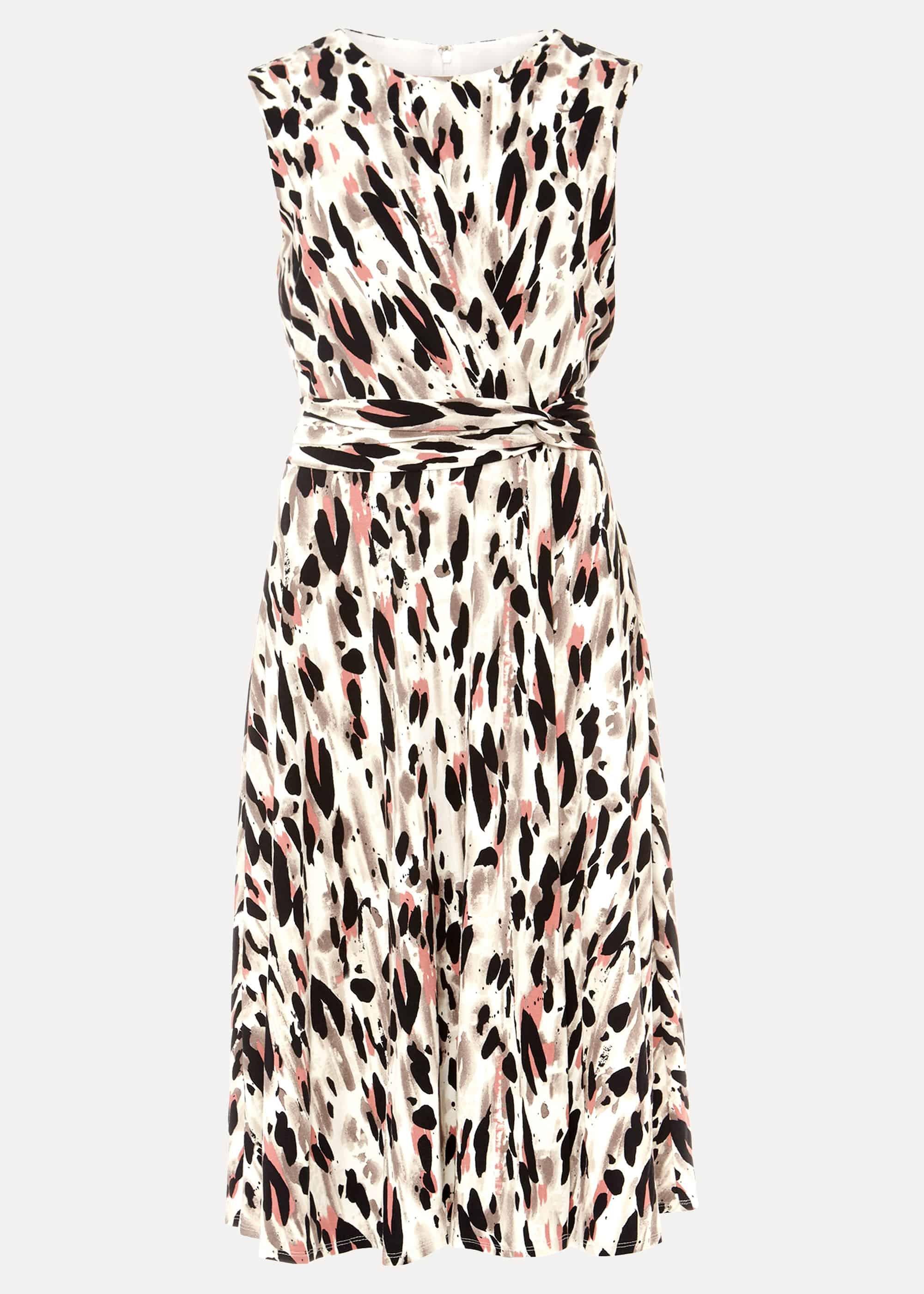 Layla Abstract Print Dress