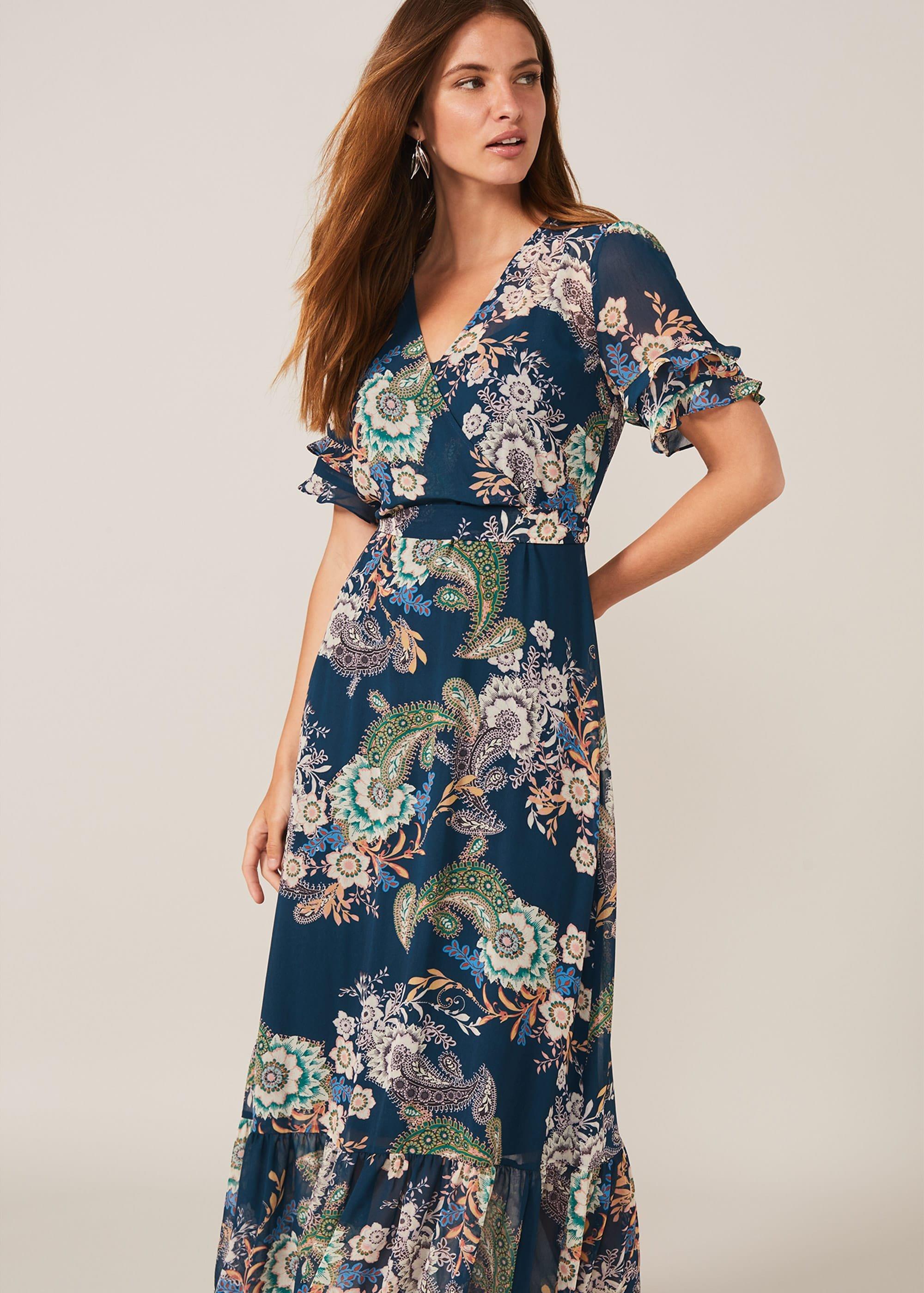 Blaire Paisley Maxi Dress