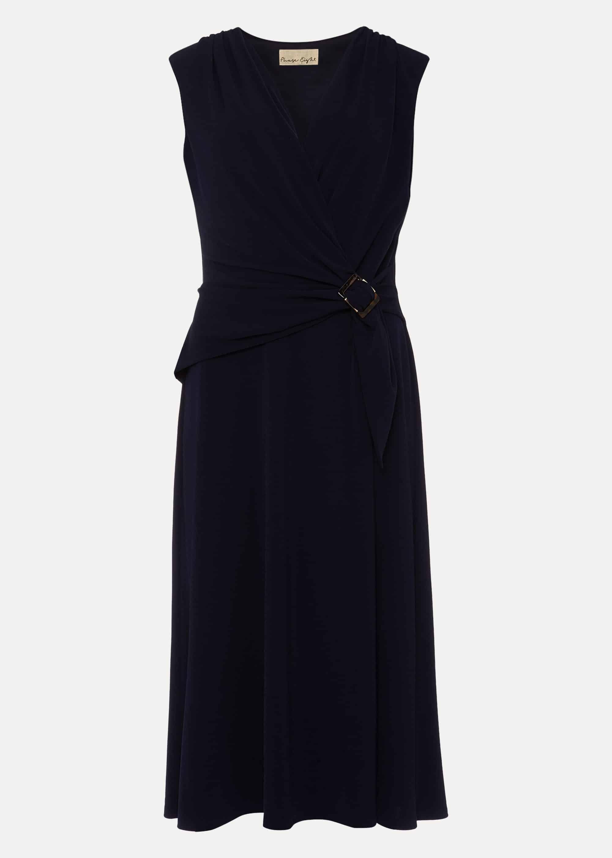 Eliza Buckle Jersey Dress