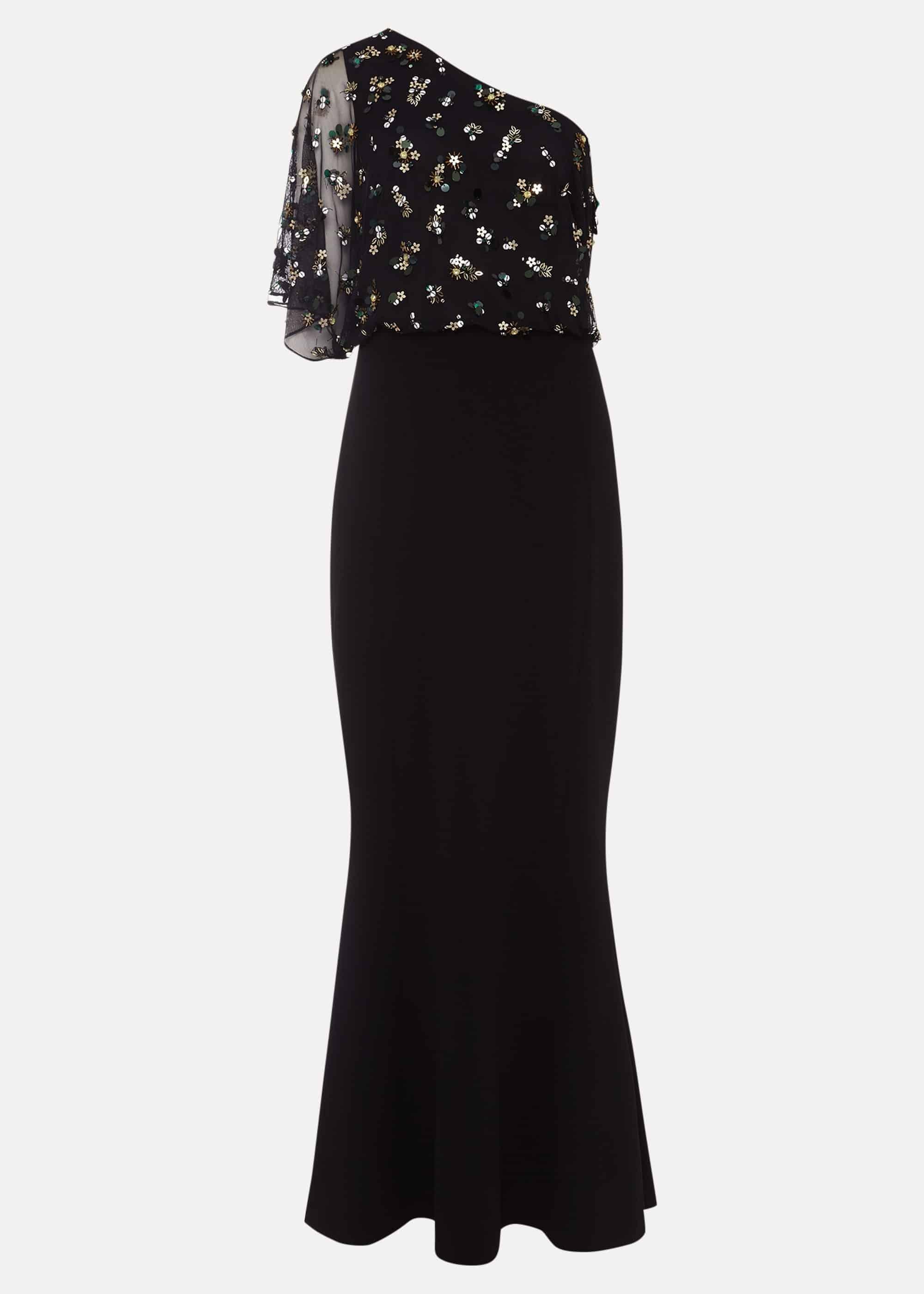 Adele Sequinned One Shoulder Dress