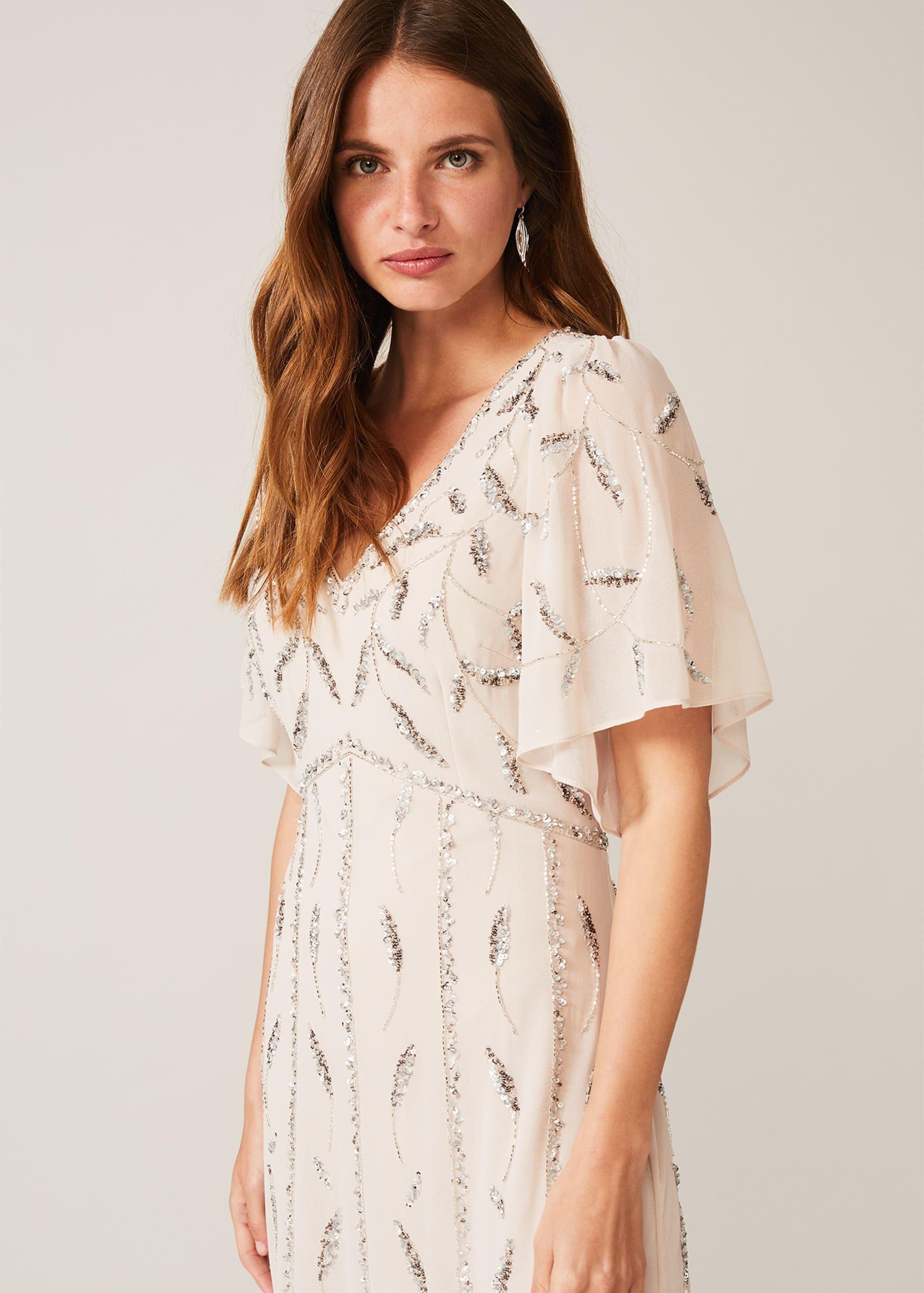 Meredith Embellished Leaf Dress