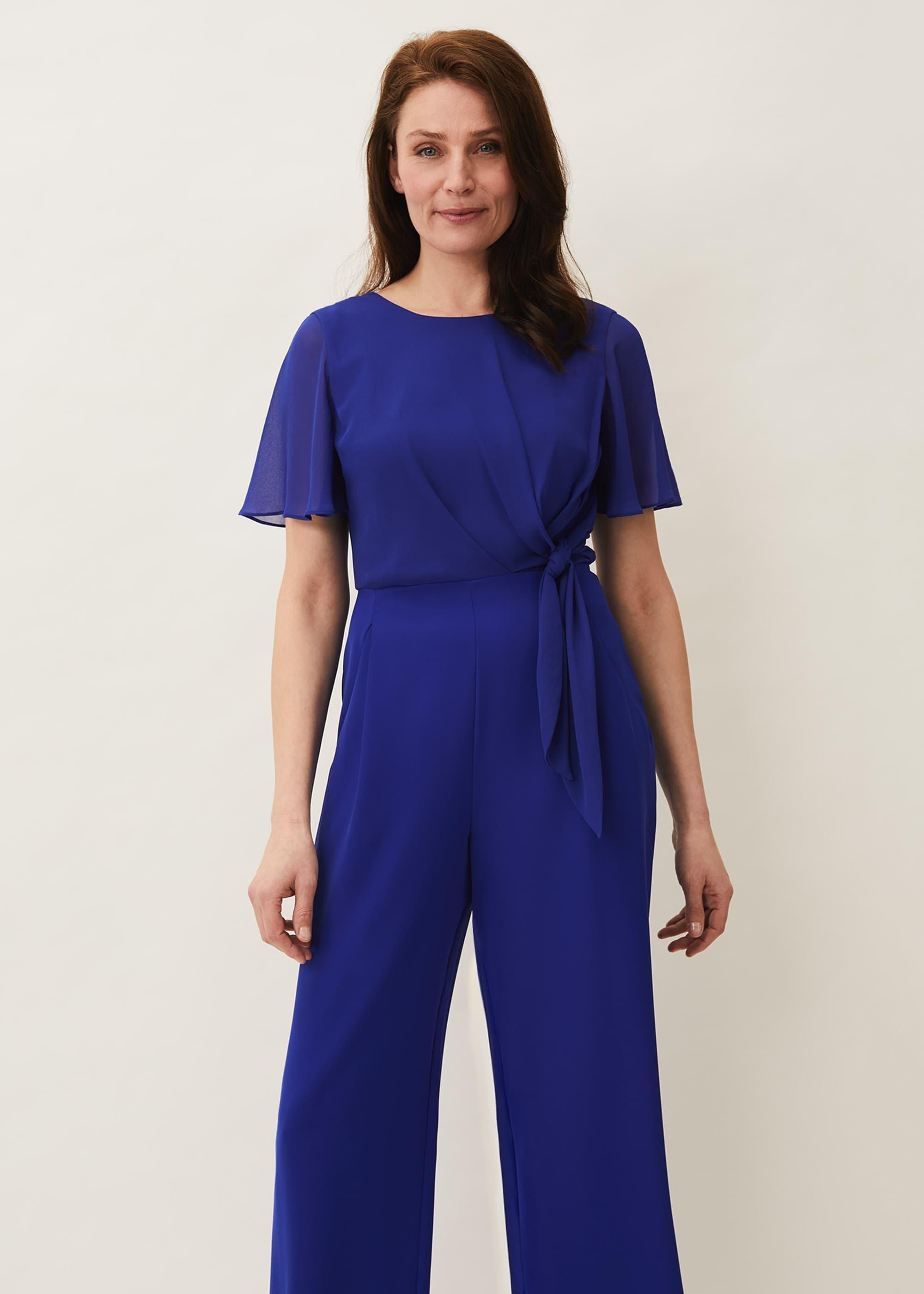 Georgette Knot Bodice Jumpsuit