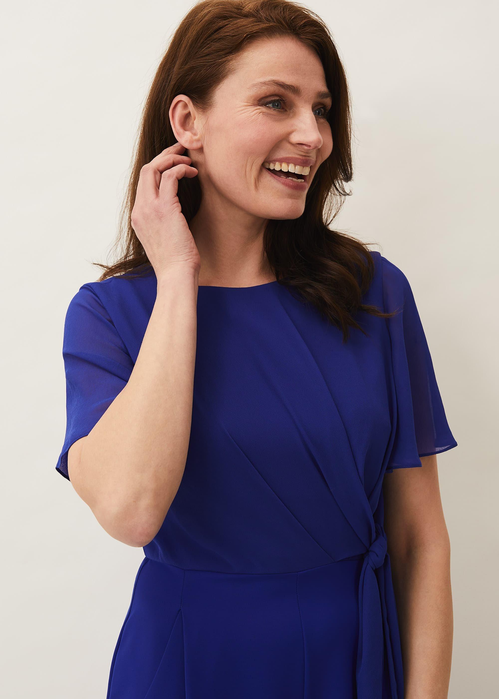 Georgette Knot Bodice Jumpsuit