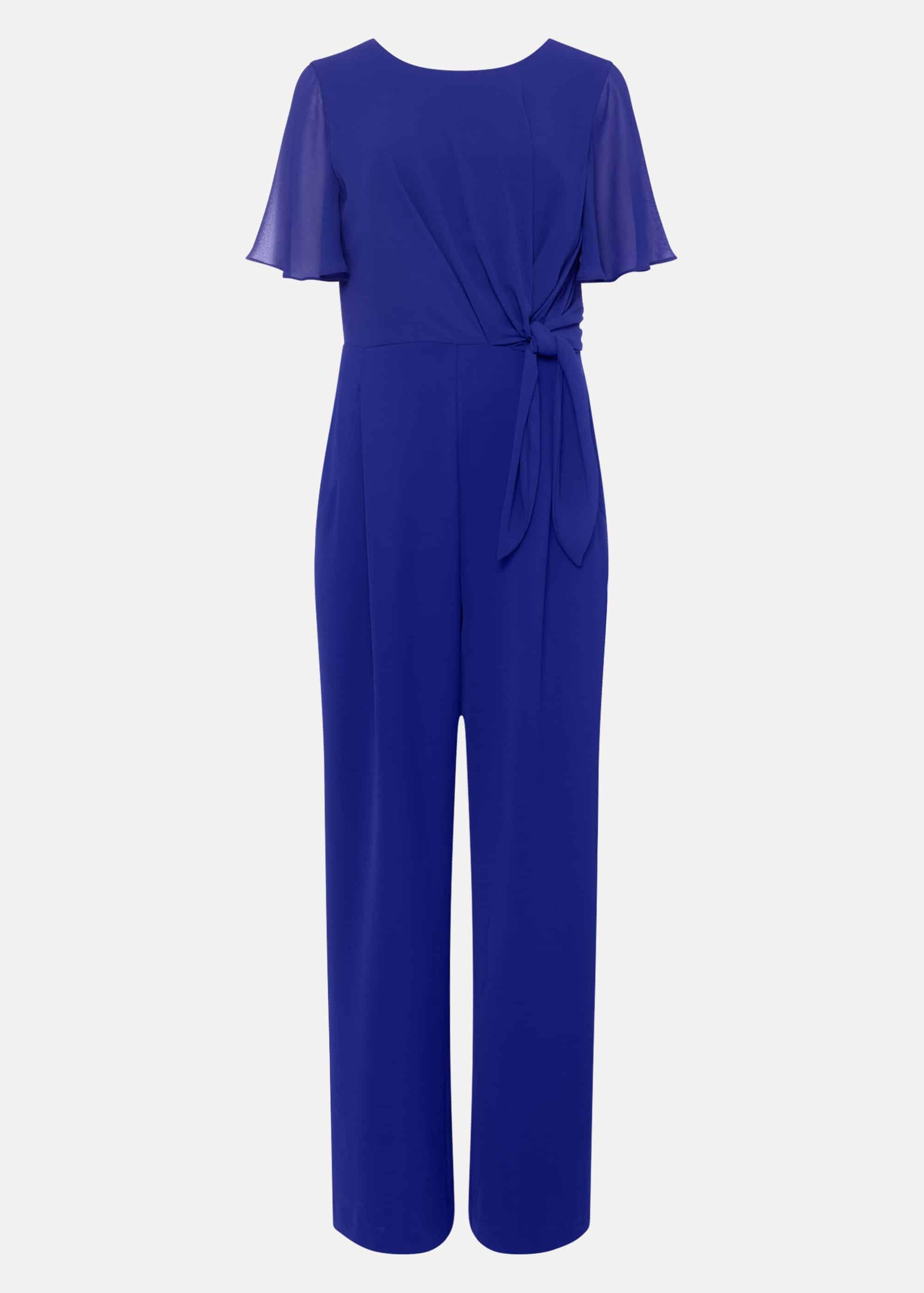 Georgette Knot Bodice Jumpsuit