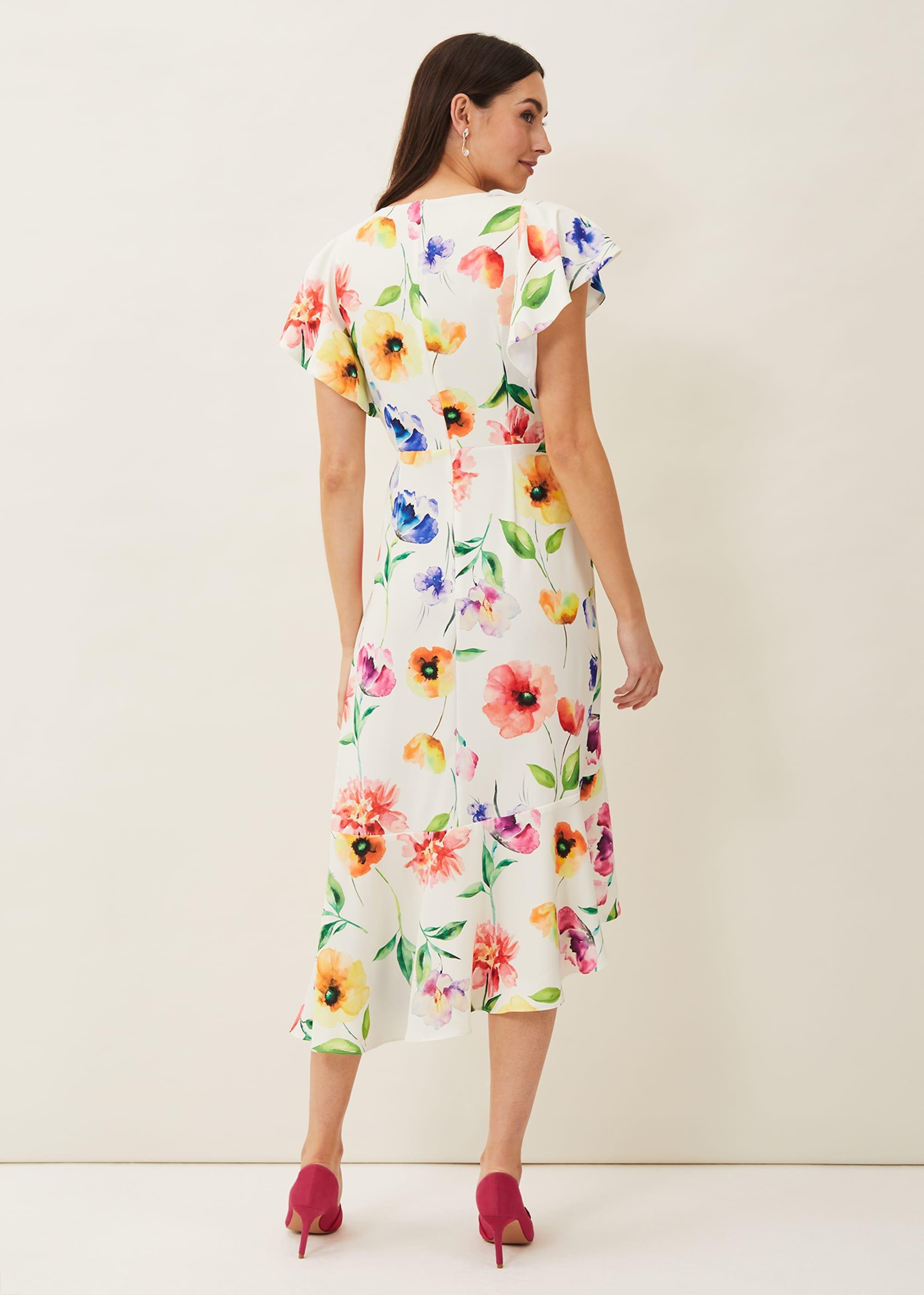 Anthea Floral Frill Dress