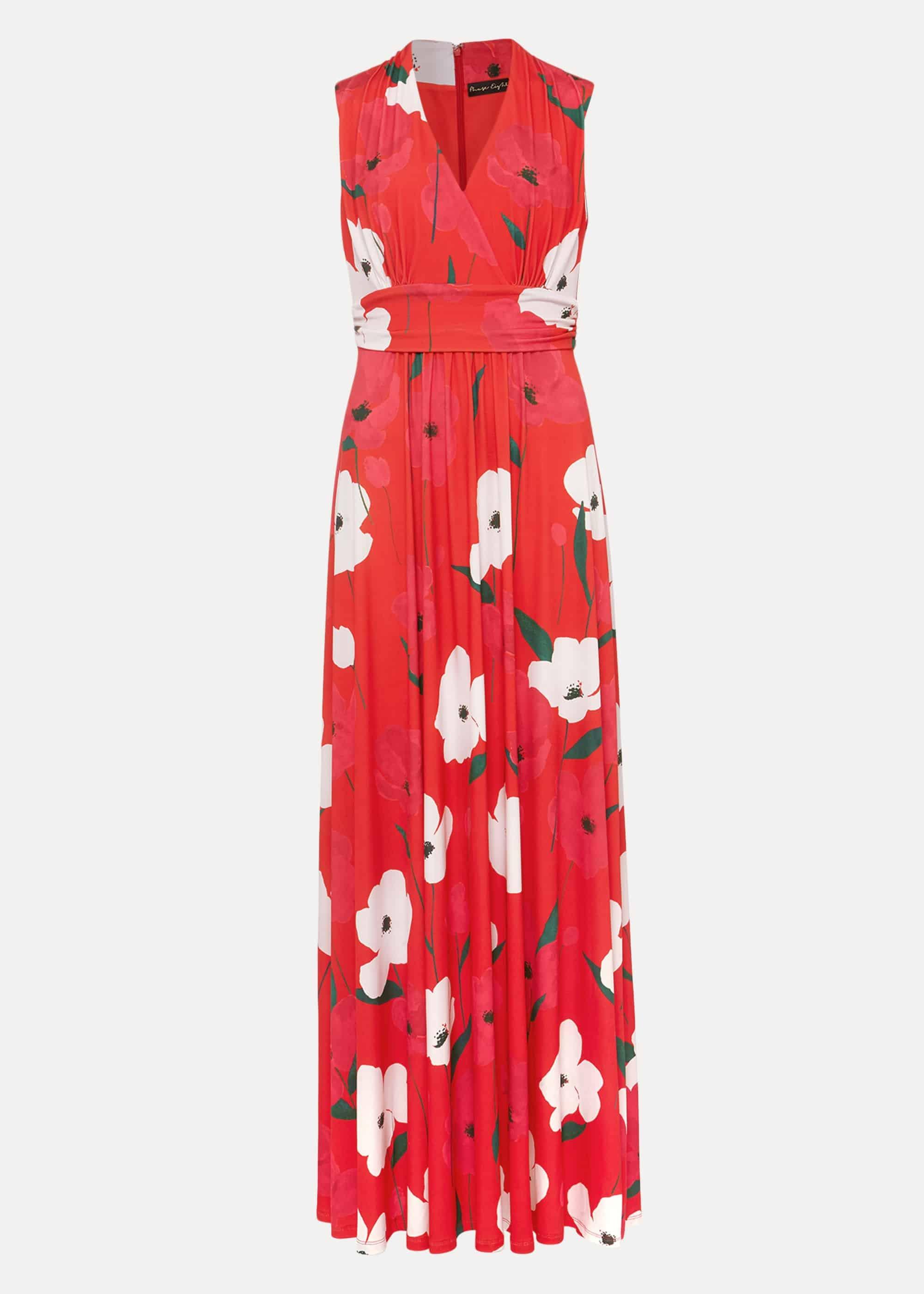 Lou-Poppy Floral Jersey Maxi Dress