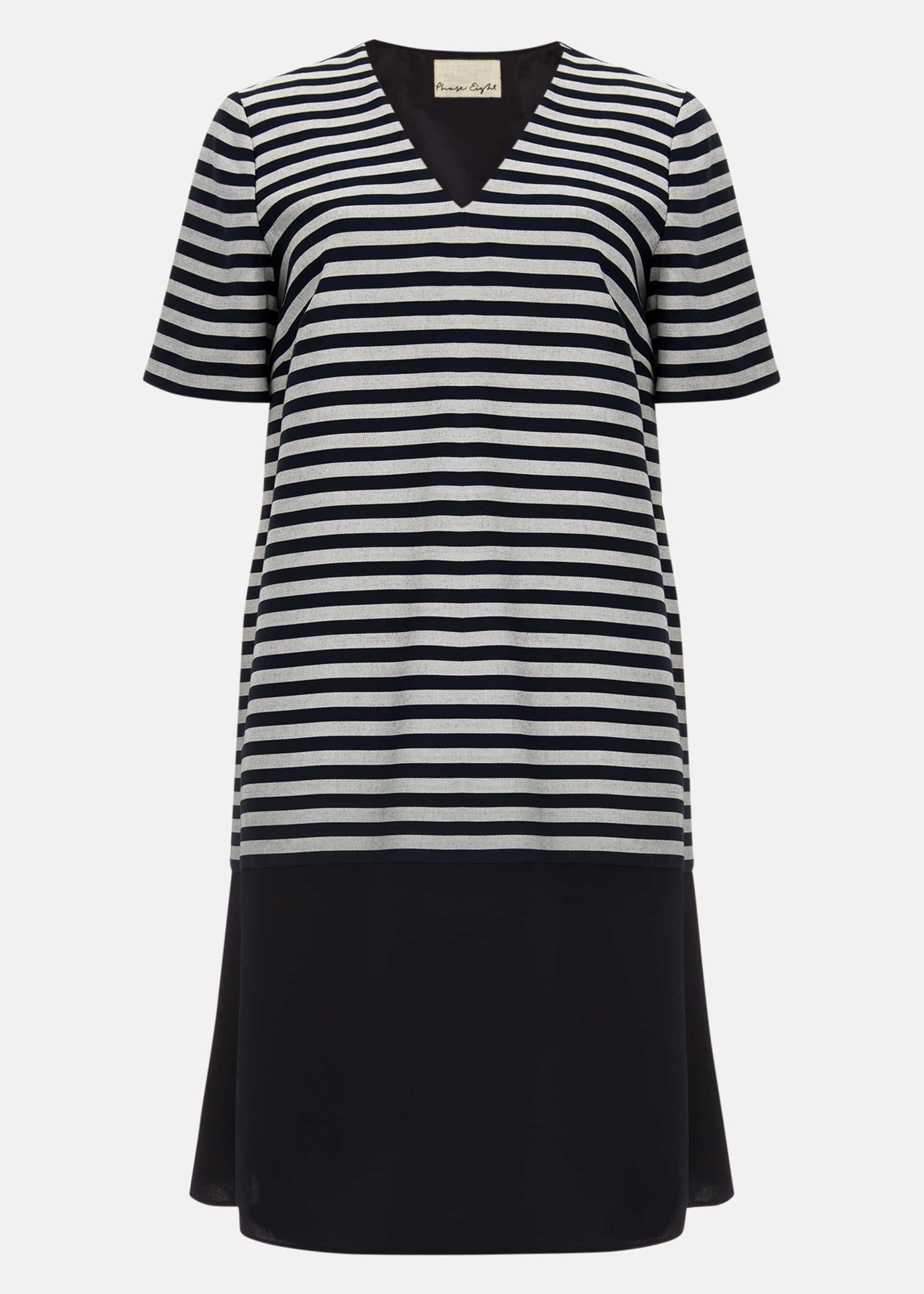 Milia Stripe Swing Dress