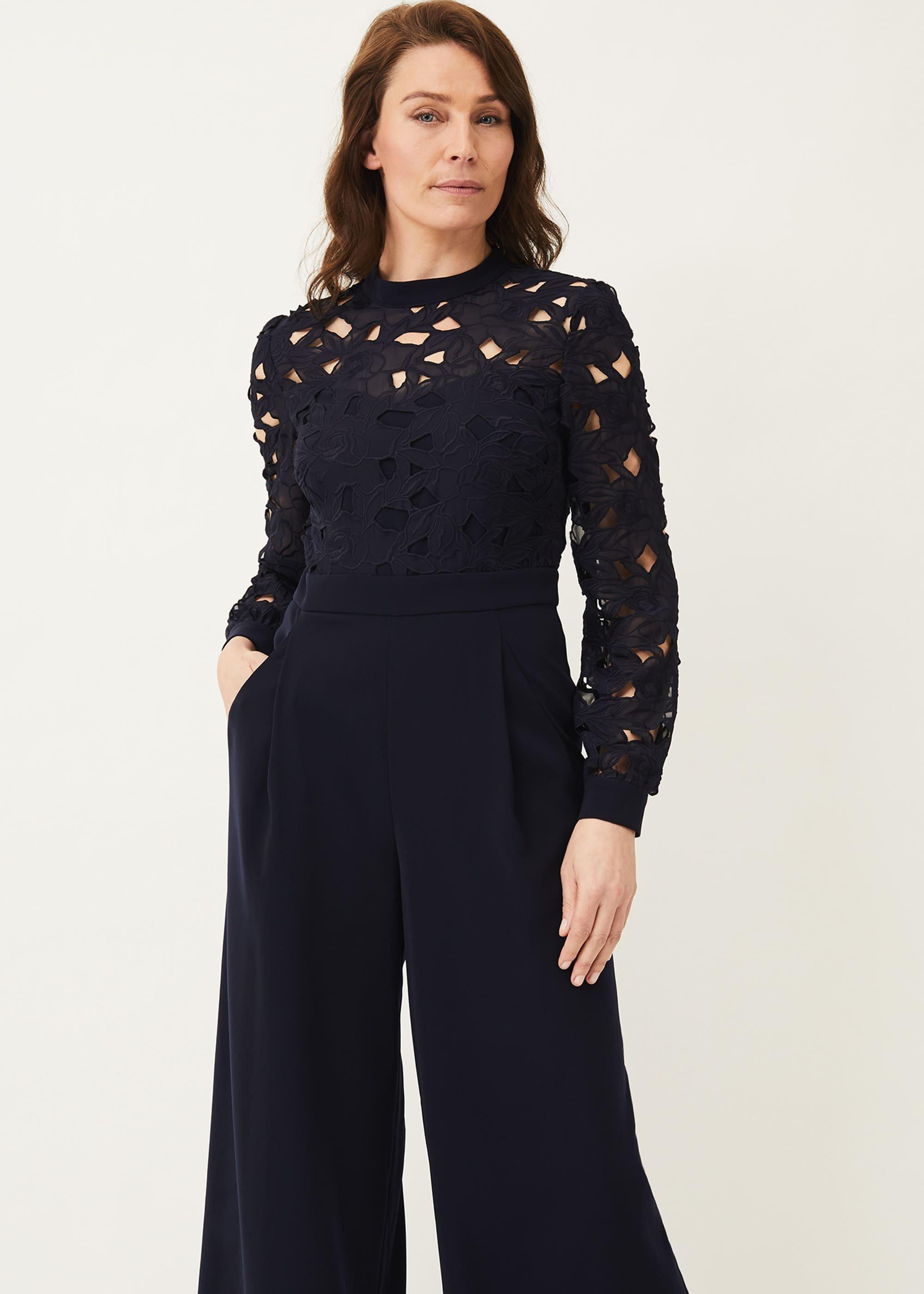 Gayle Lace Bodice Jumpsuit