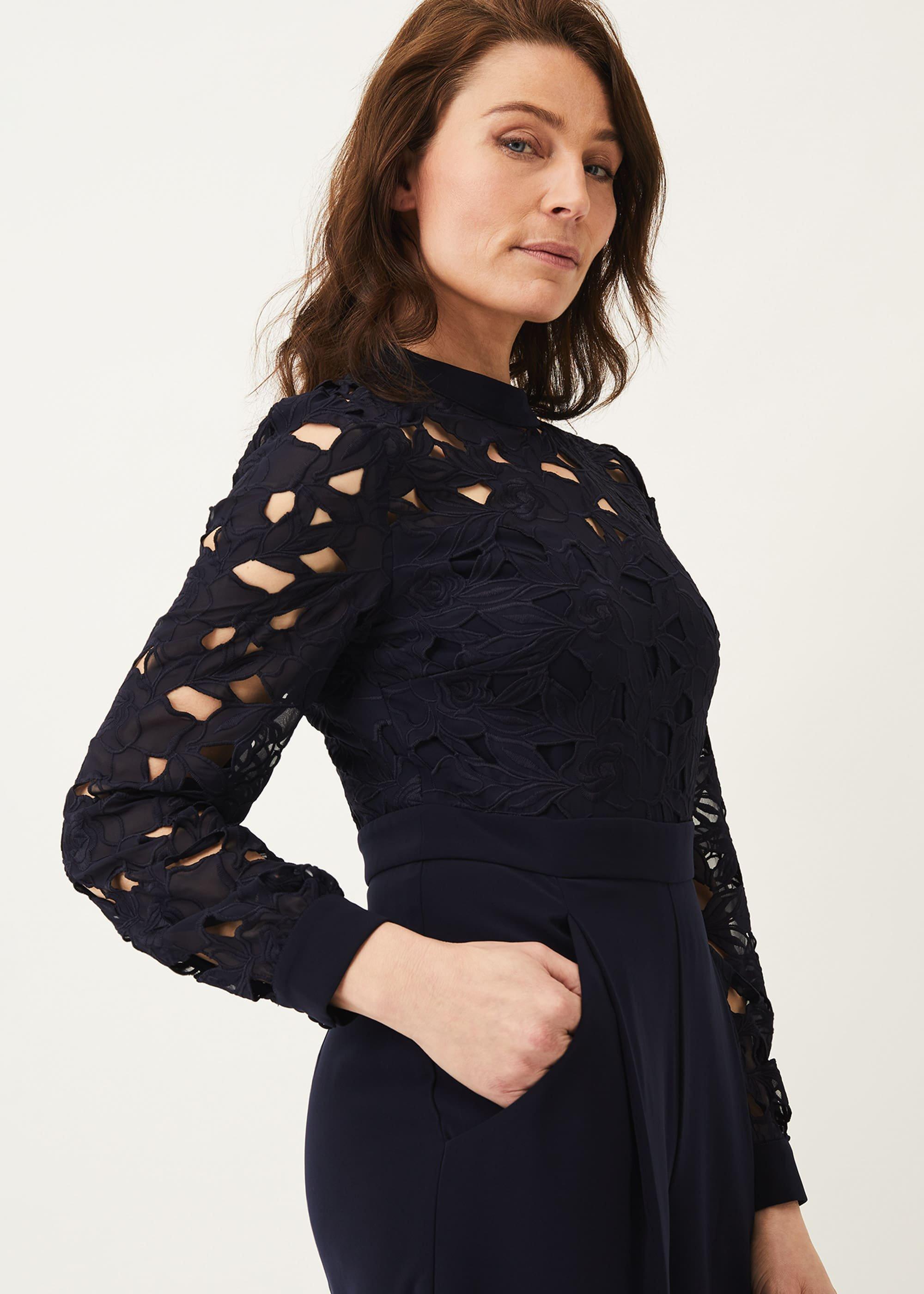 Gayle Lace Bodice Jumpsuit