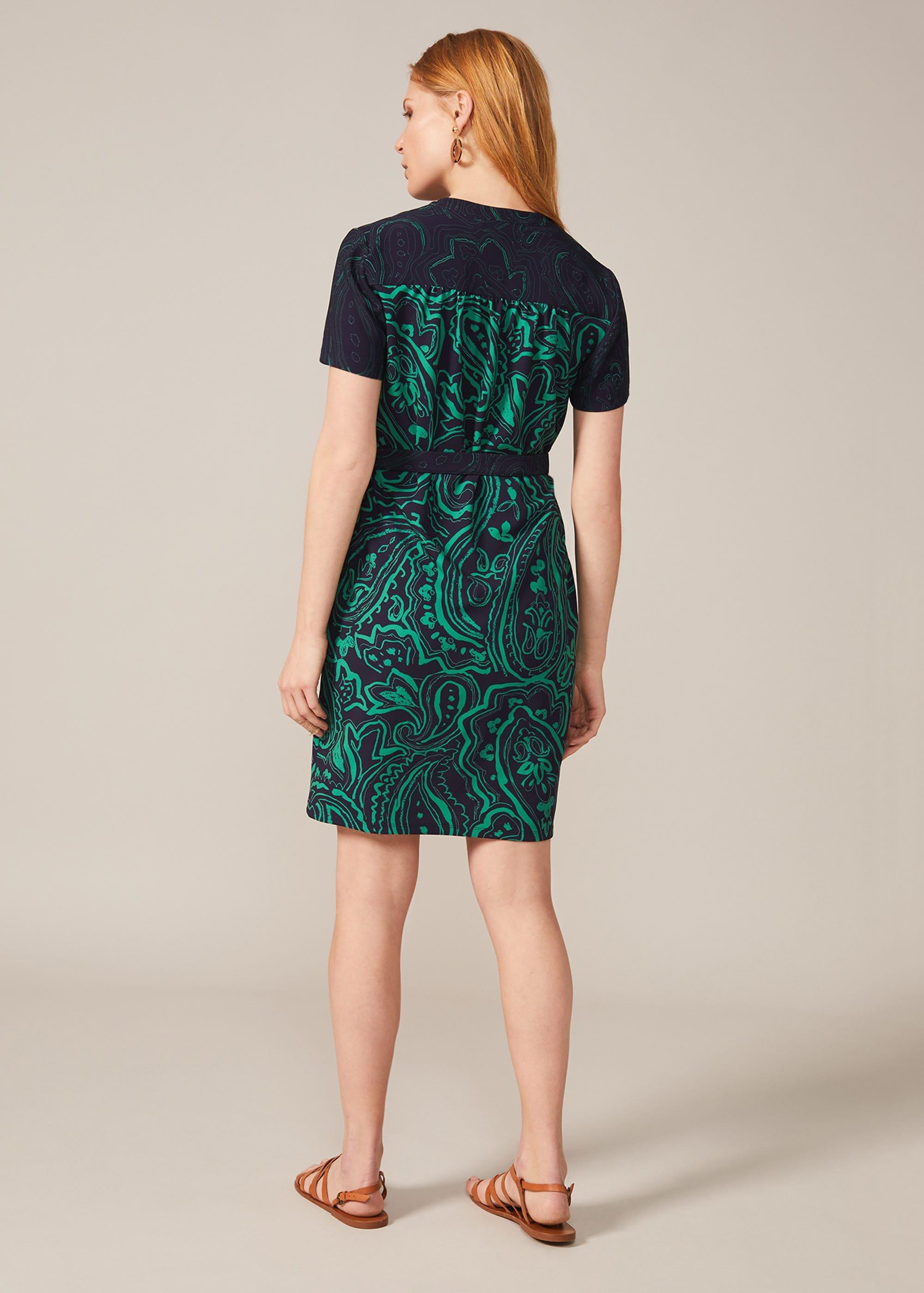 Samaya Paisley Print Tunic Dress