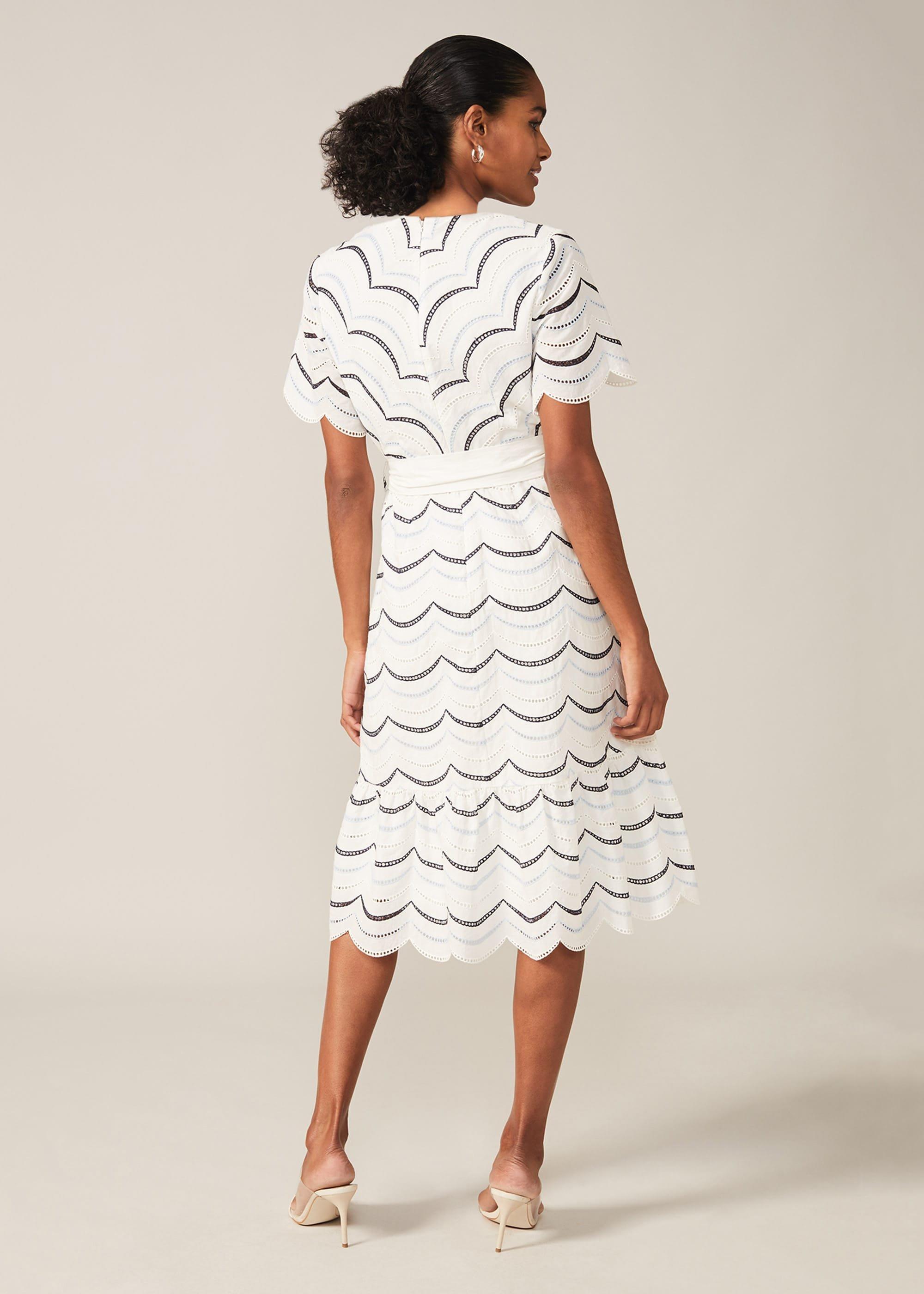 Amelina Cotton Broderie Anglaise Dress