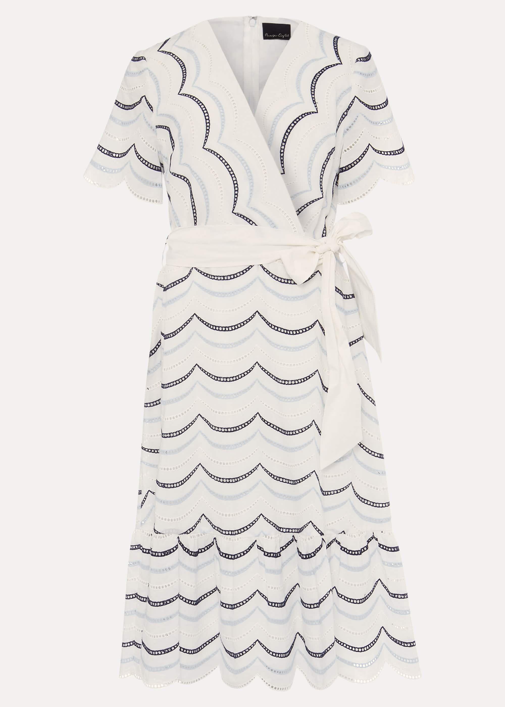 Amelina Cotton Broderie Anglaise Dress
