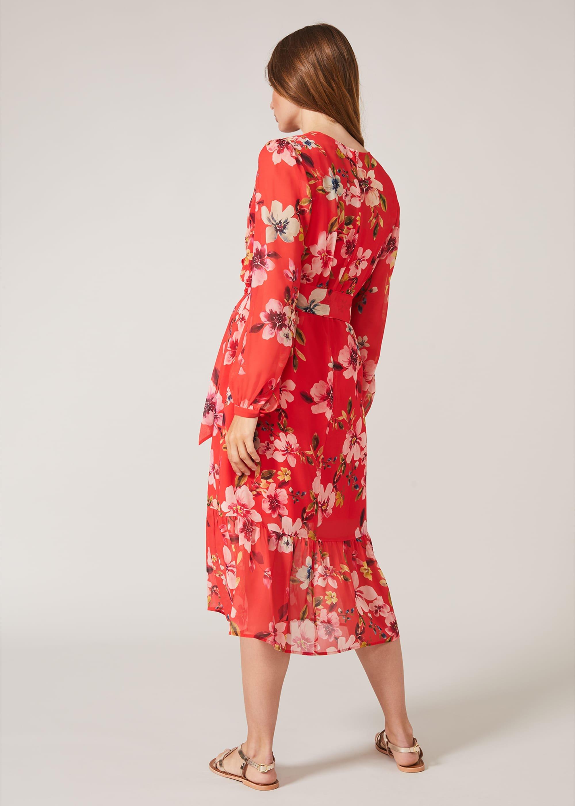 Bernadette Tiered Chiffon Dress