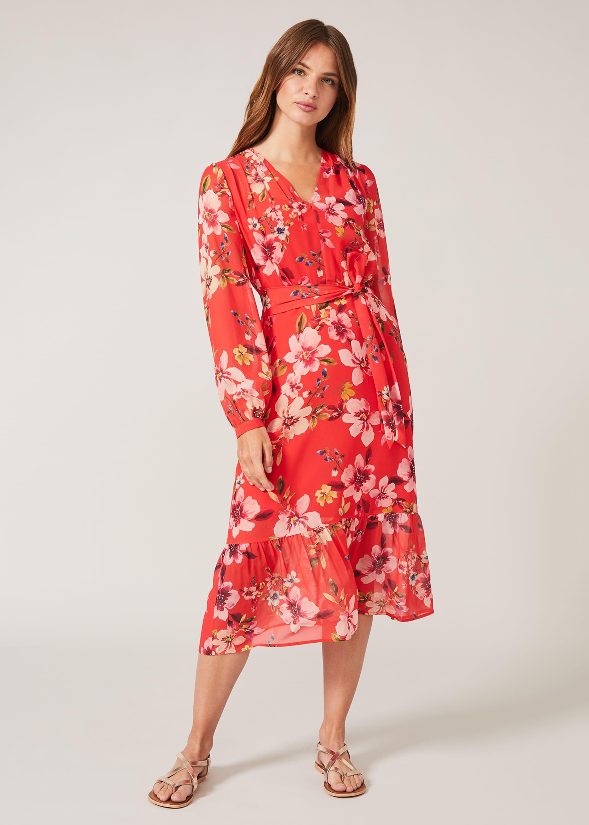 Bernadette Tiered Chiffon Dress