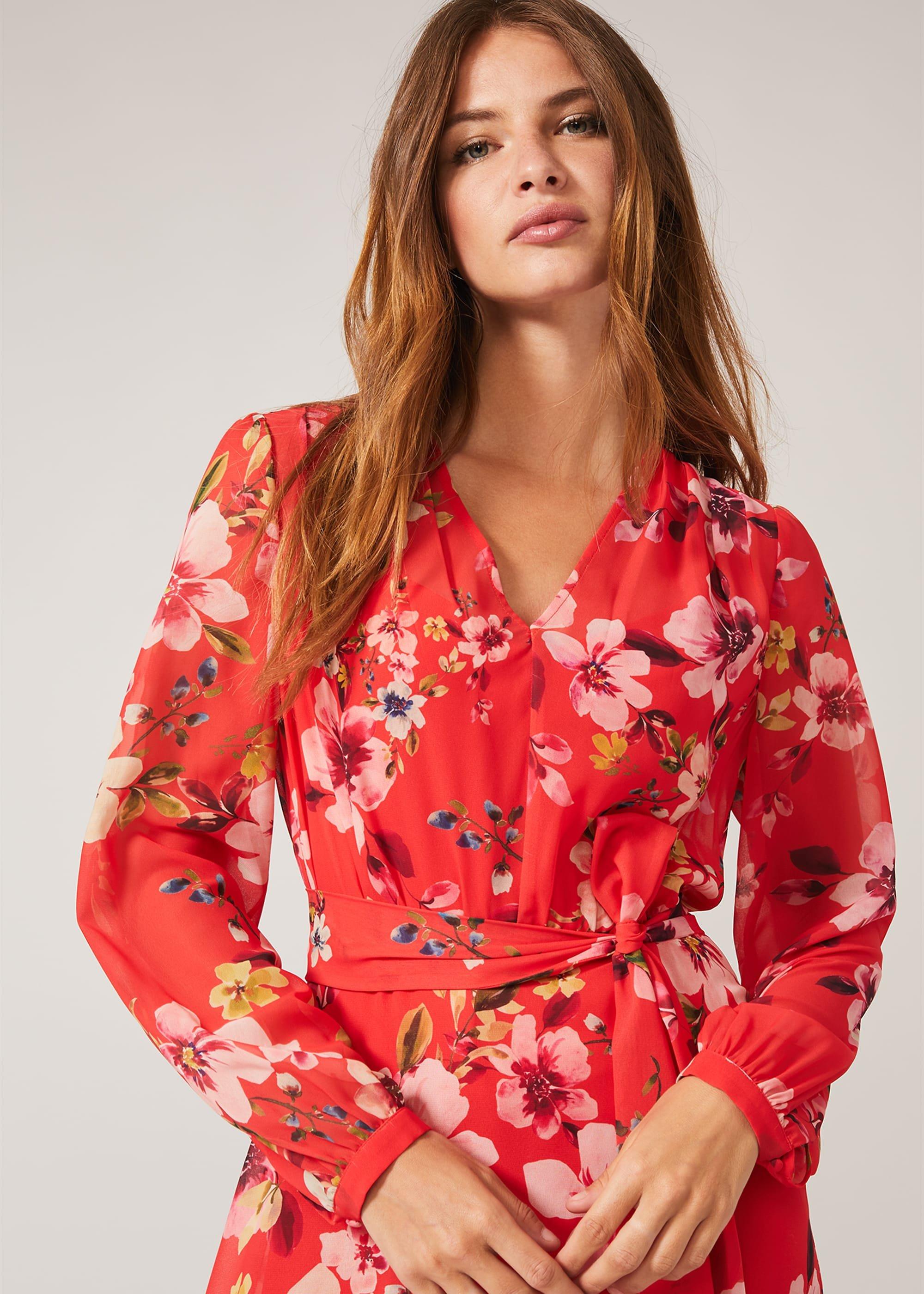 Bernadette Tiered Chiffon Dress