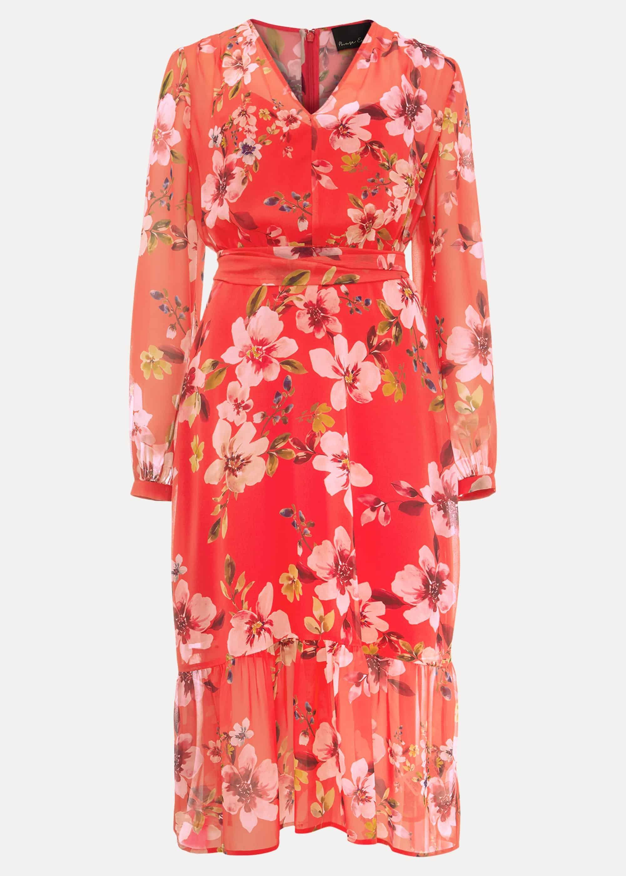 Bernadette Tiered Chiffon Dress