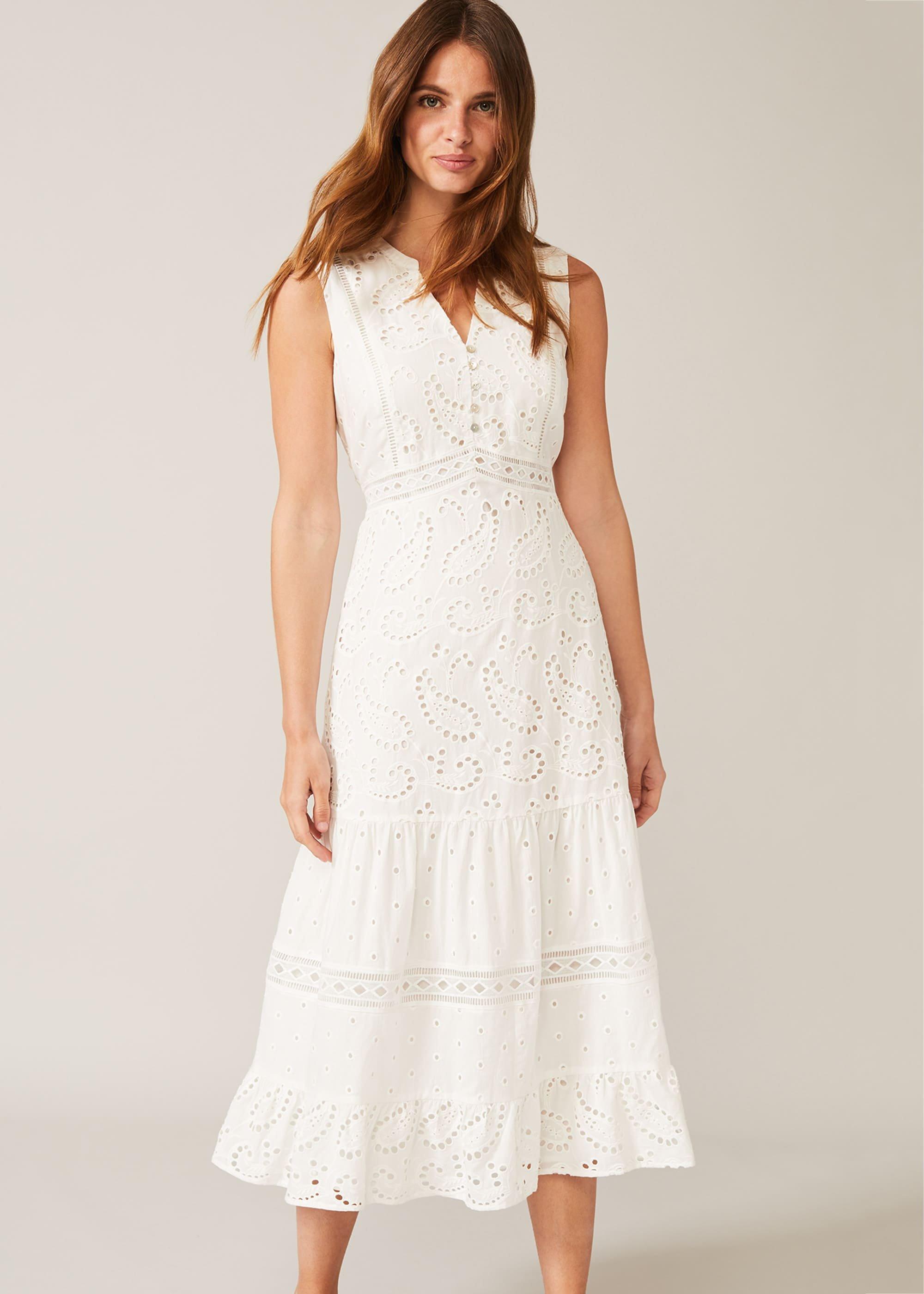 Lula Paisley Embroidered Dress