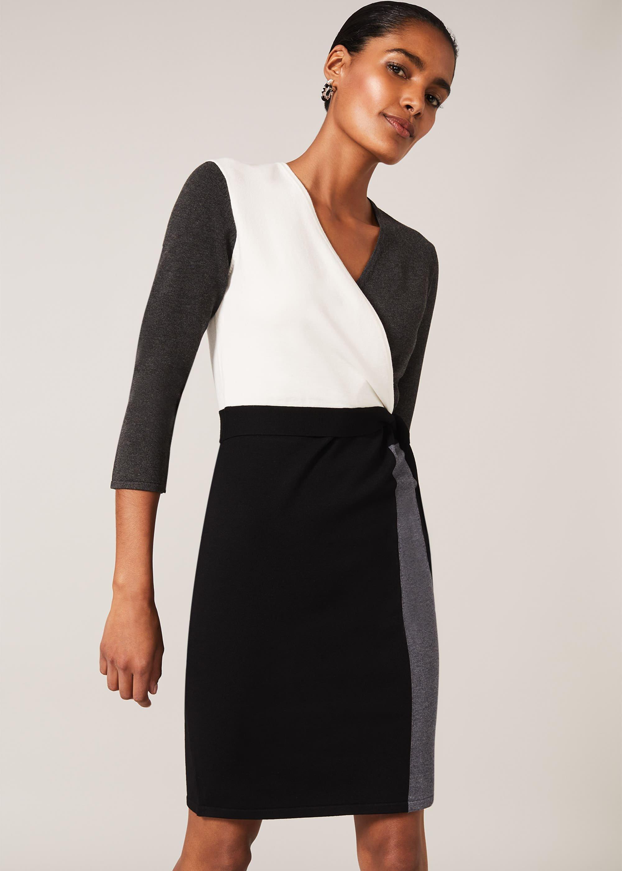 Bibi Colourblock Wrap Dress