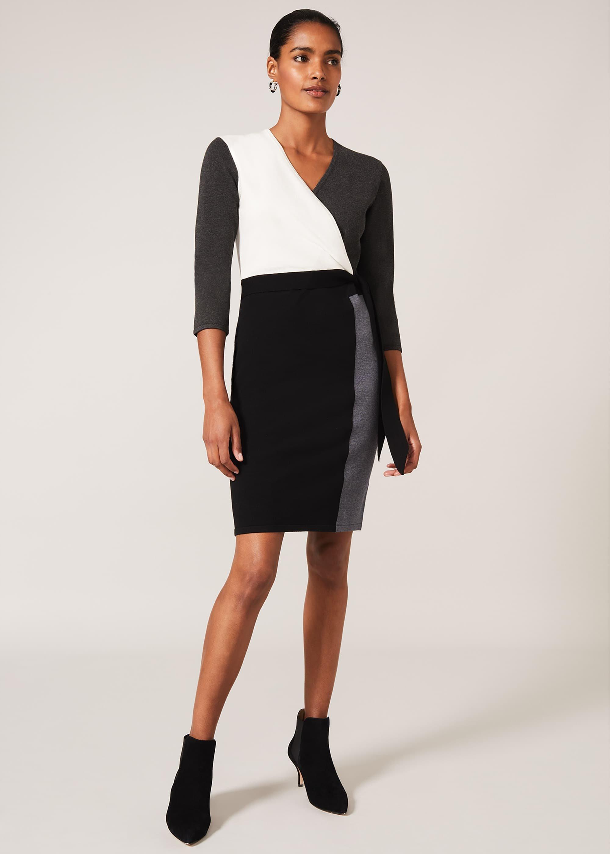 Bibi Colourblock Wrap Dress