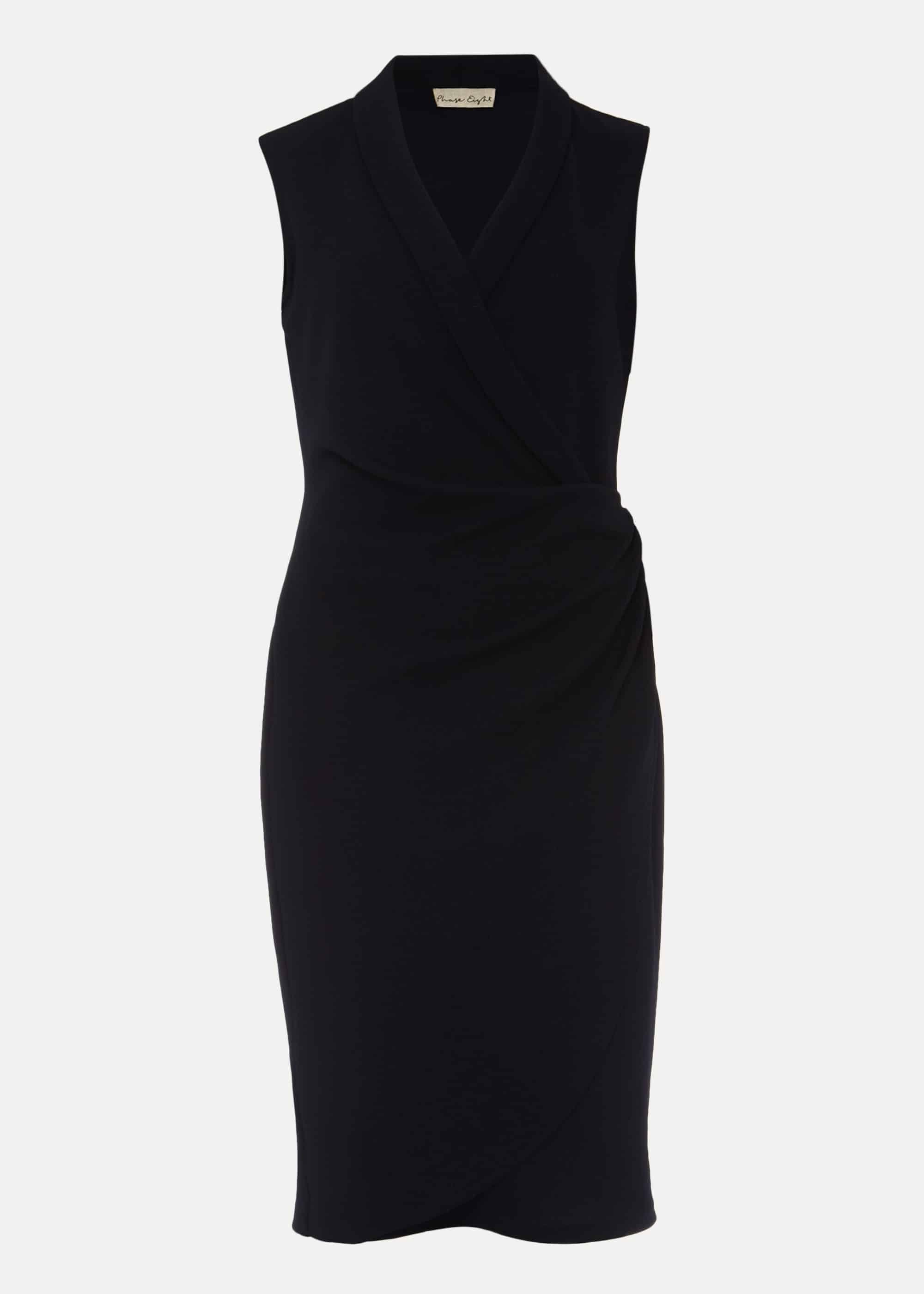 Sakie Wrap Front Dress