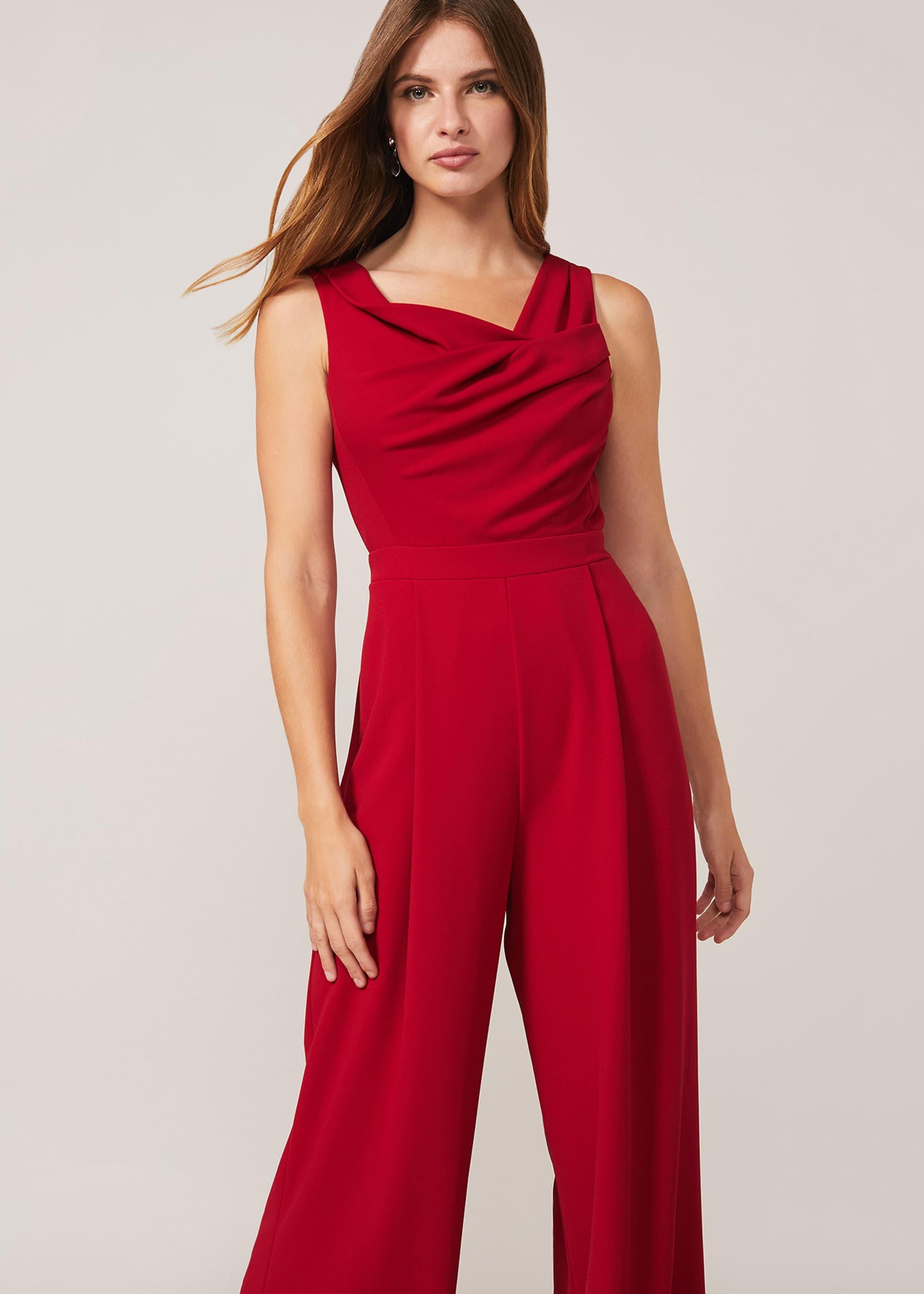 Preeta Asymmetric Neckline Jumpsuit