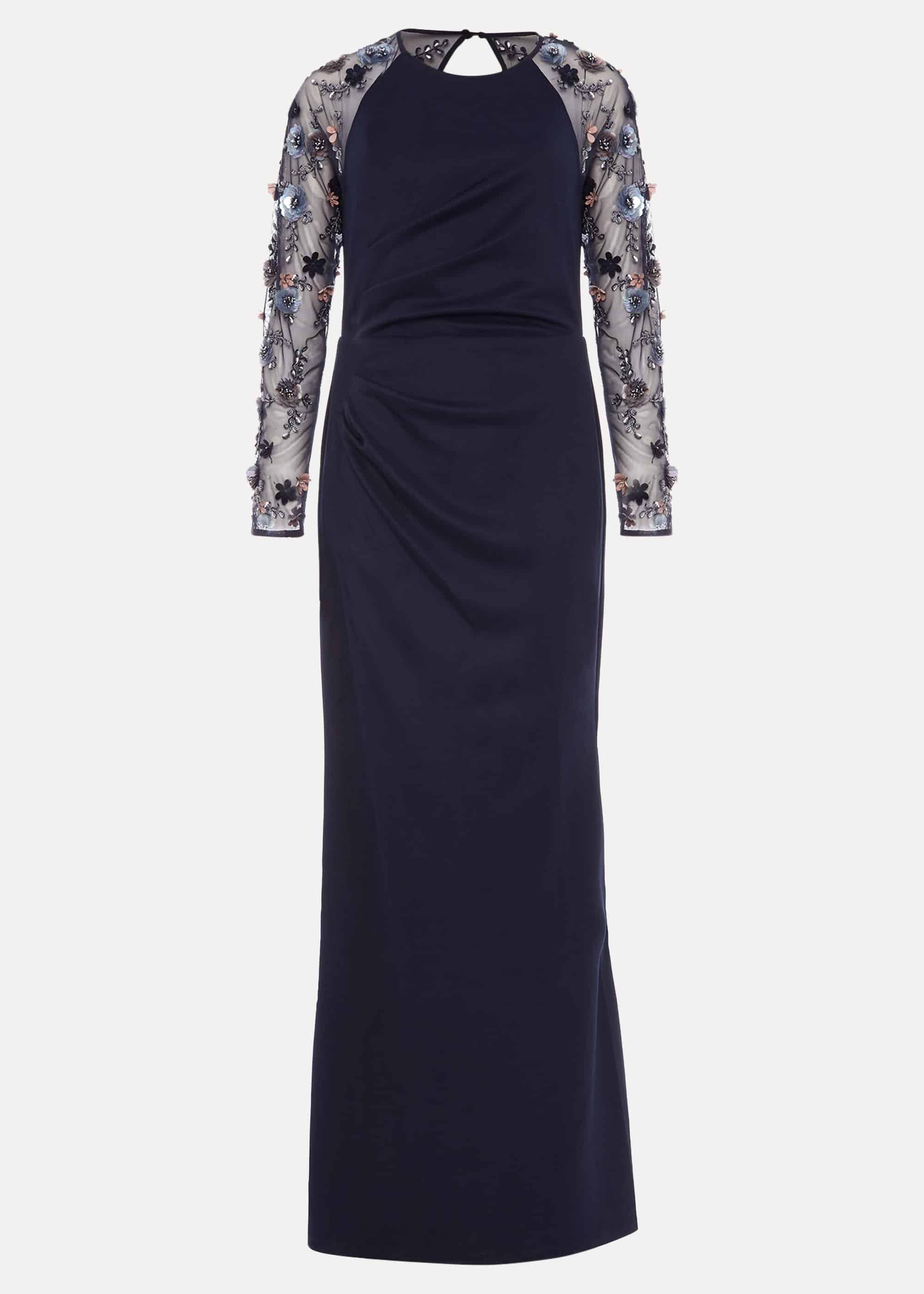 Jody Sequin Sleeve Maxi Dress